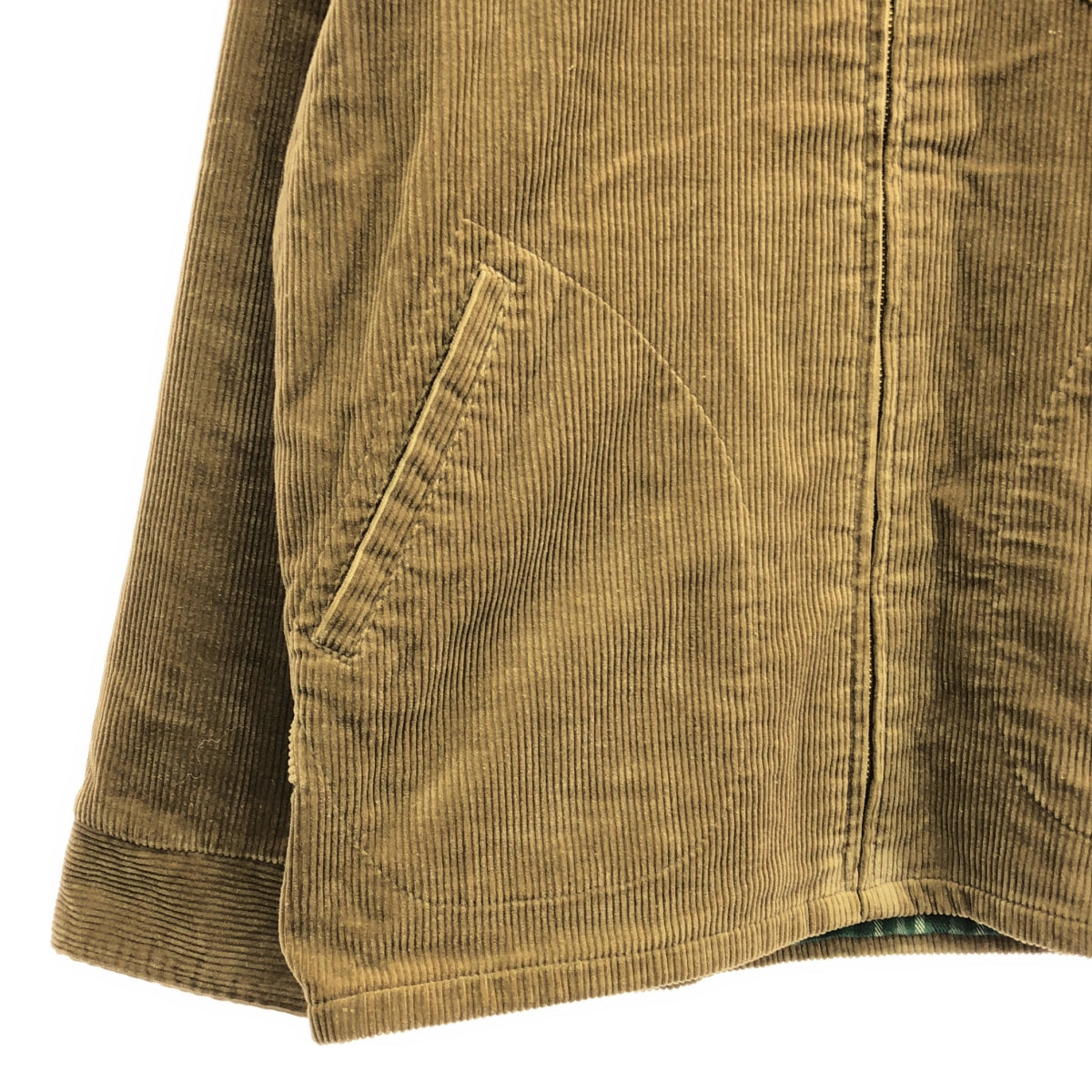 RALPH LAUREN / ラルフローレン | 1989-1992s ヴィンテージ POLO COUNTRY スエードカラー コーデュロイ ジップ ジャケット | S | ブラウン | メンズ