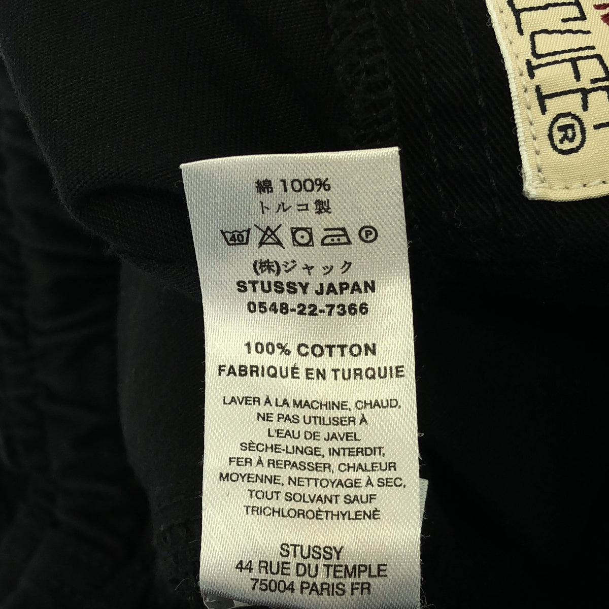 STUSSY / 스테이시 | 2024SS | BRUSHED BEACH PANT 브러쉬드 코튼 몰 스킨 비치 팬츠 | L | 남성