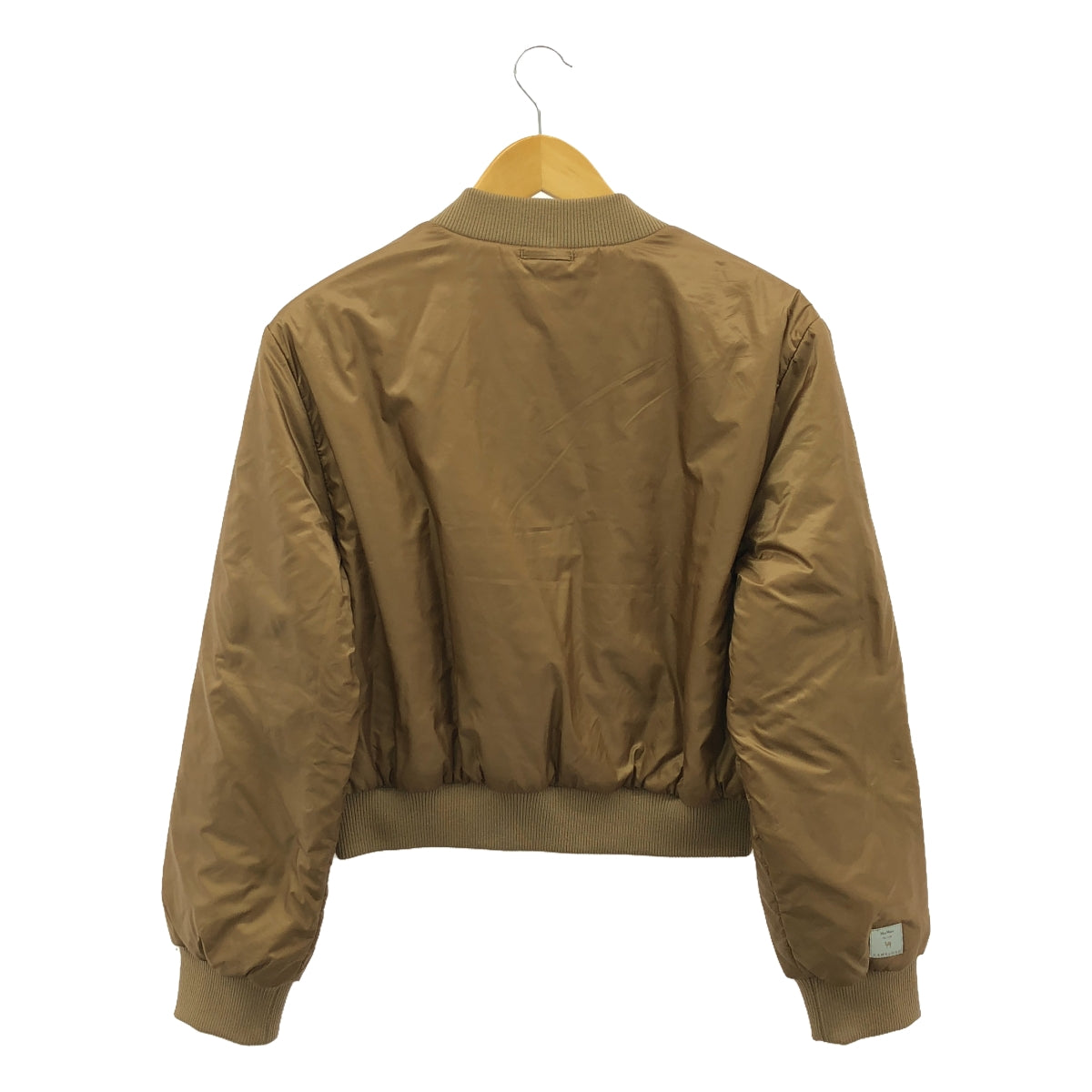Max Mara / マックスマーラ | CAMELUXE / リブ ブルゾン ジャケット | 42 | ブラウン | レディース