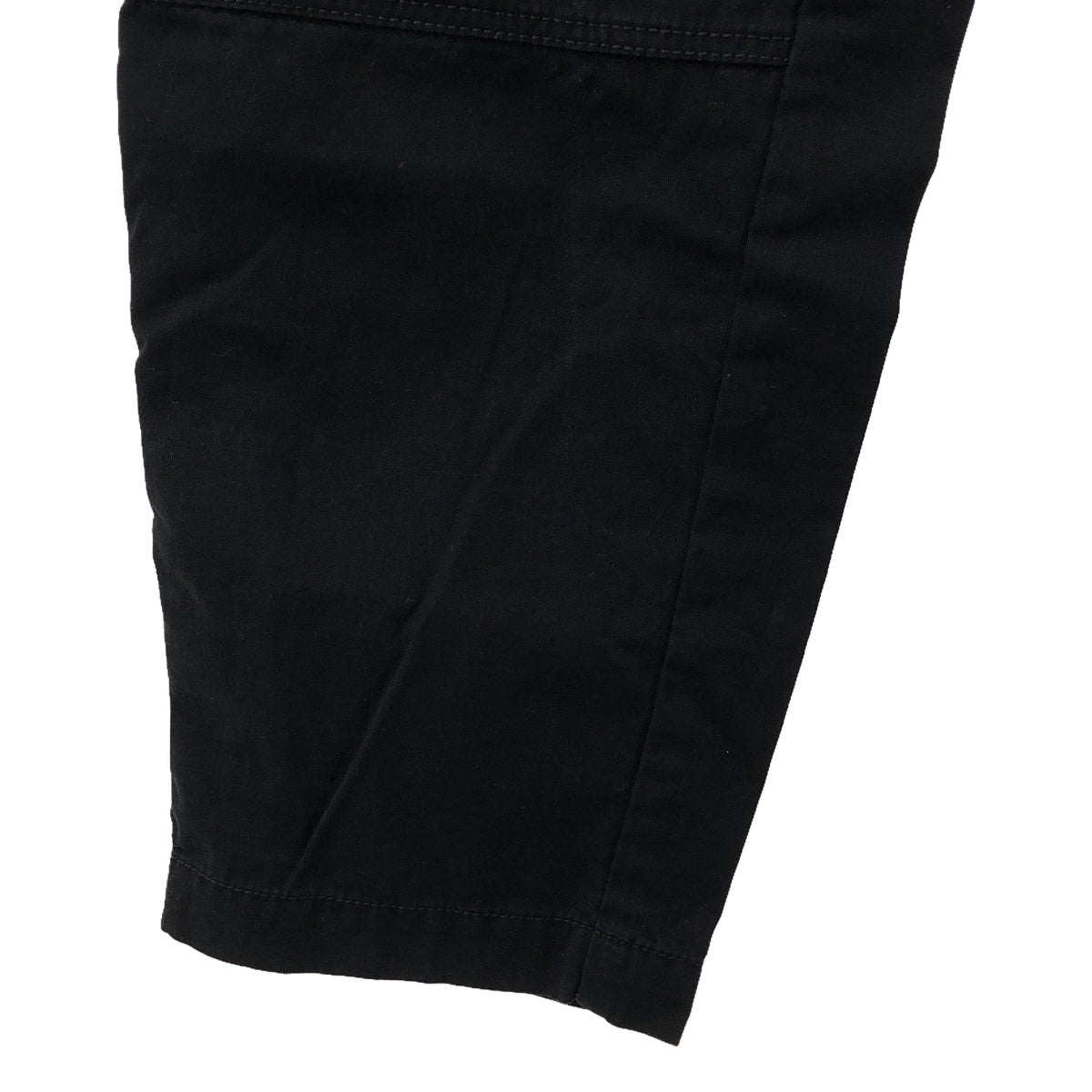 rag & bone / ラグアンドボーン | コットン 裾ジップ 切替 ベルテッドパンツ | 29 | ブラック | レディース