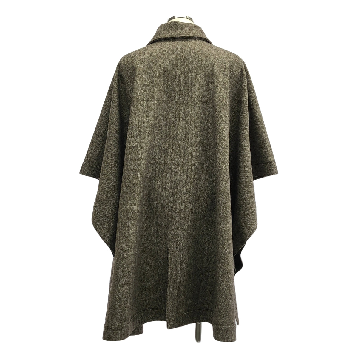 ANATOMICA | Herringbone Over Poncho Coat Cape | TU | Men's