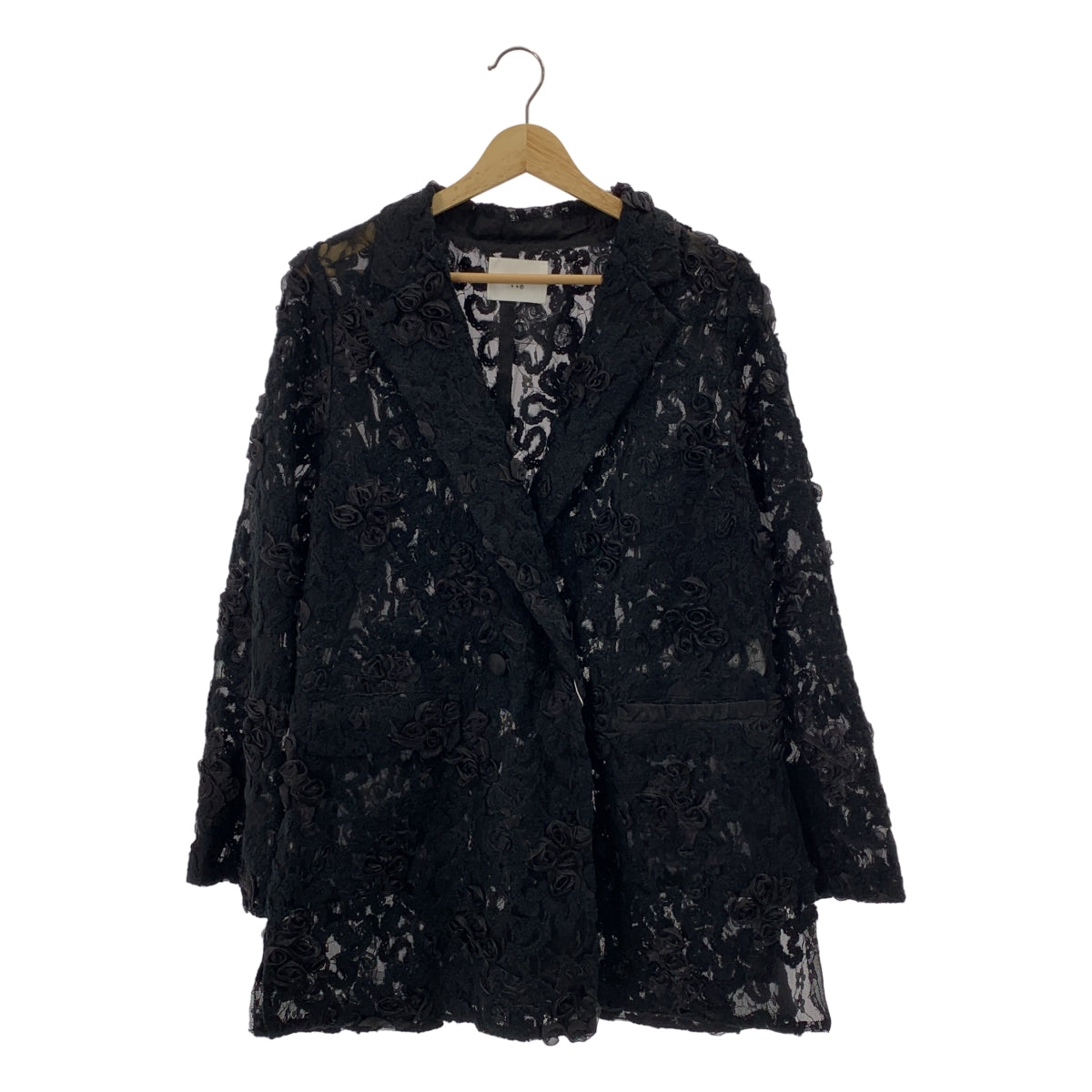 AMERI / 아메리 | FLOWER MIX LACE SHEER JACKET 레이스 재킷 | F | 여성