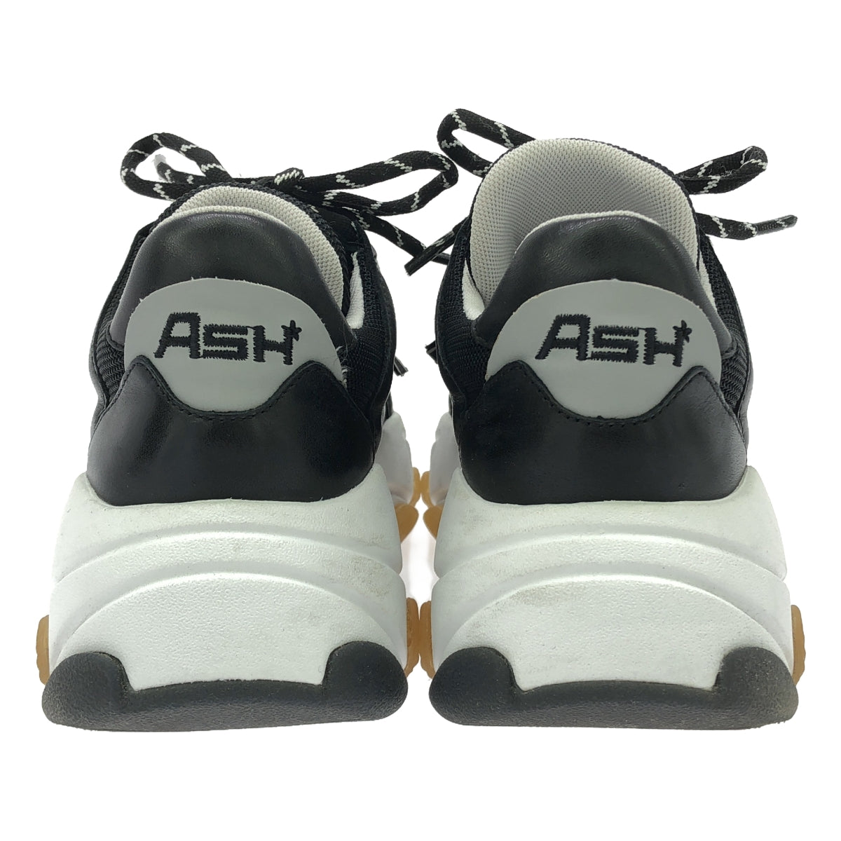 【美品】  Ash / アッシュ | 【EXTREME】BL レザー切替 チャンキースニーカー | 37 | ブラック | レディース