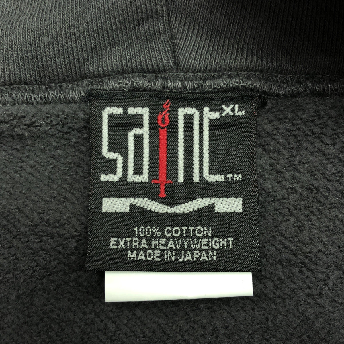 SAINT MICHAEL Mxxxxxx / セントマイケル | HOODIE BONE / ヴィンテージ加工 ボーン 両面プリント スウェット フーディ | XL | メンズ