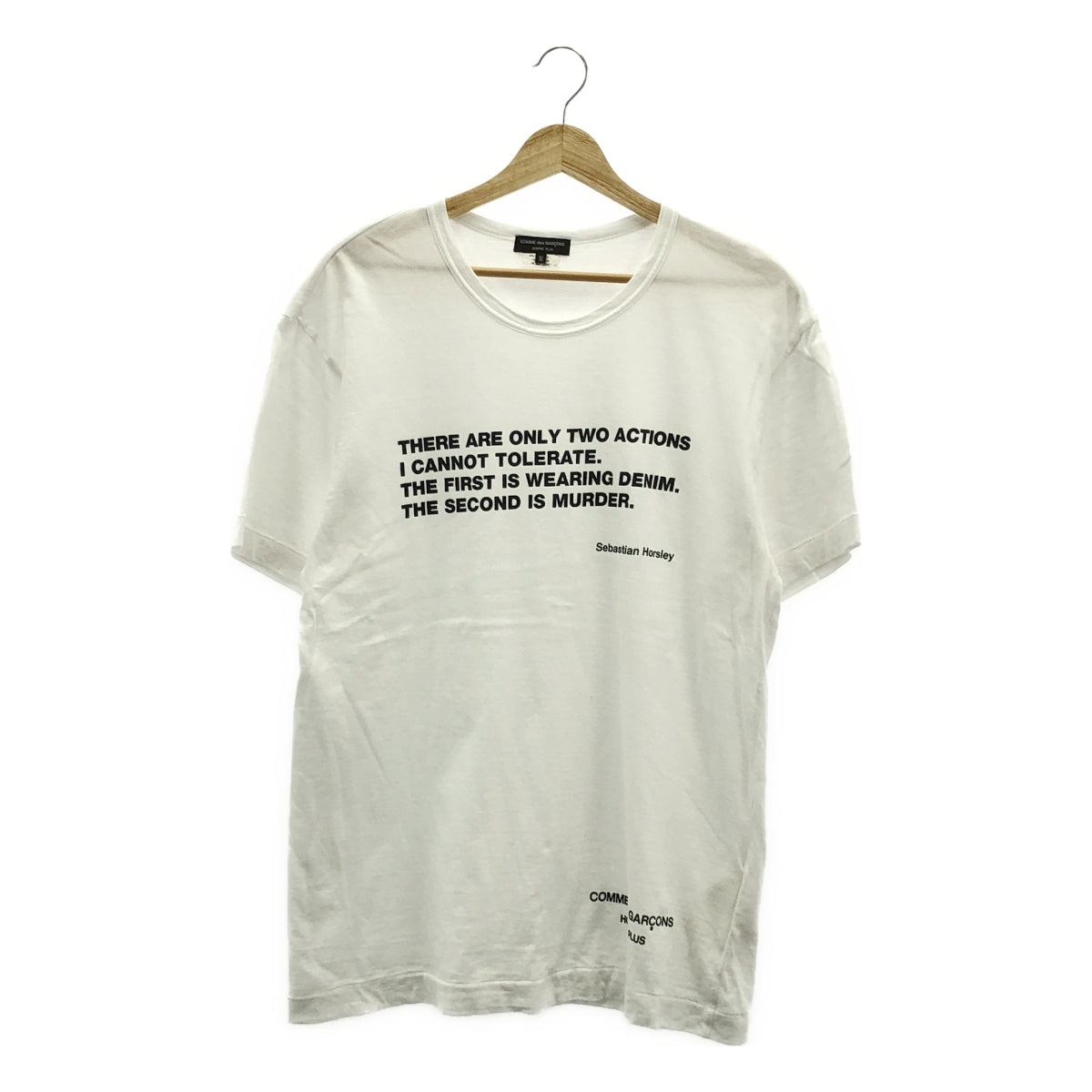 COMME des GARCONS HOMME PLUS / コムデギャルソンオムプリュス | 2007AW | Sebastian Horsley Print T-Shirt セバスチャン・ホーズリー プリント Tシャツ | M | メンズ