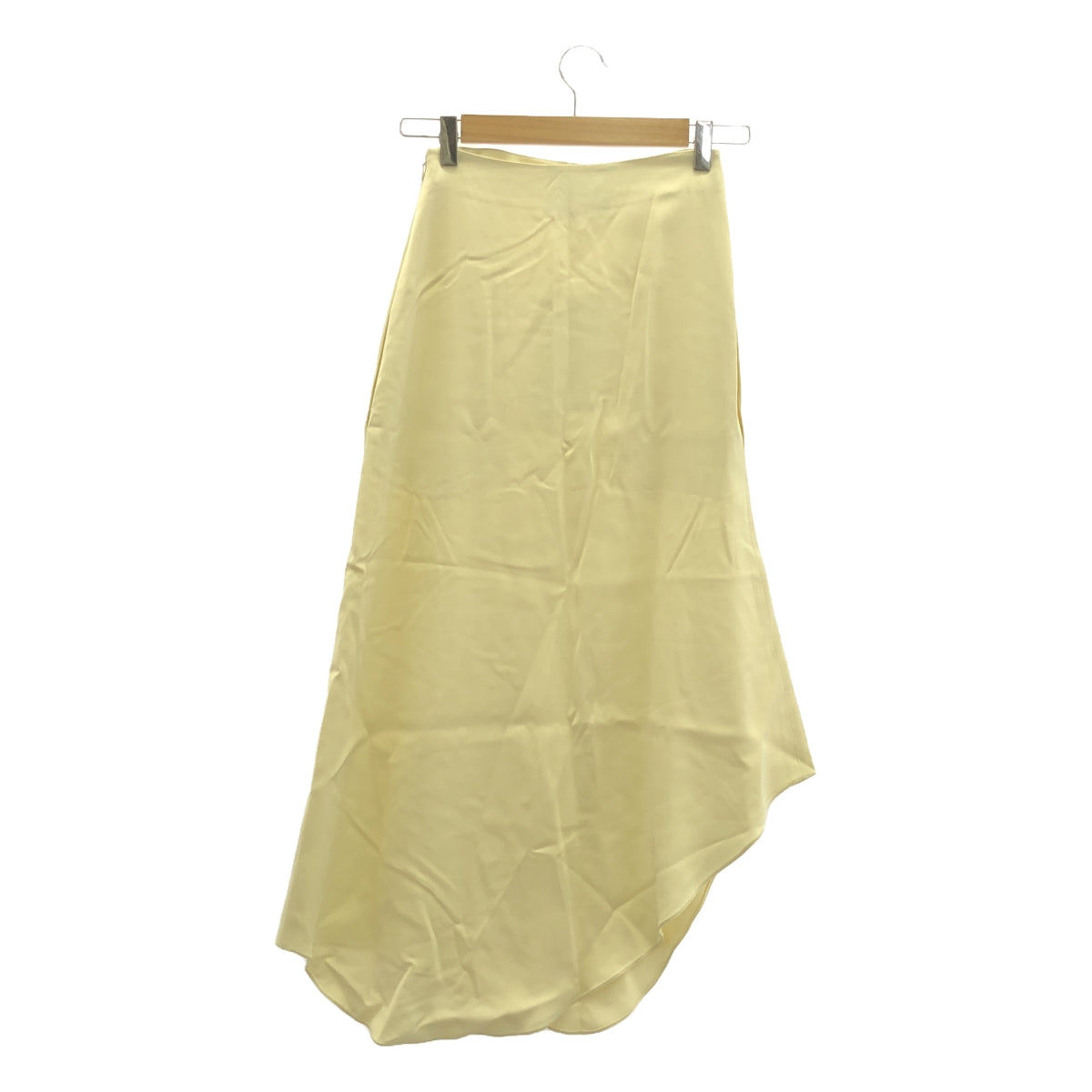 【美品】  CALCATERRA / カルカテッラ | サイドジップ アシンメトリー スカート | 36 | エクリュ | レディース