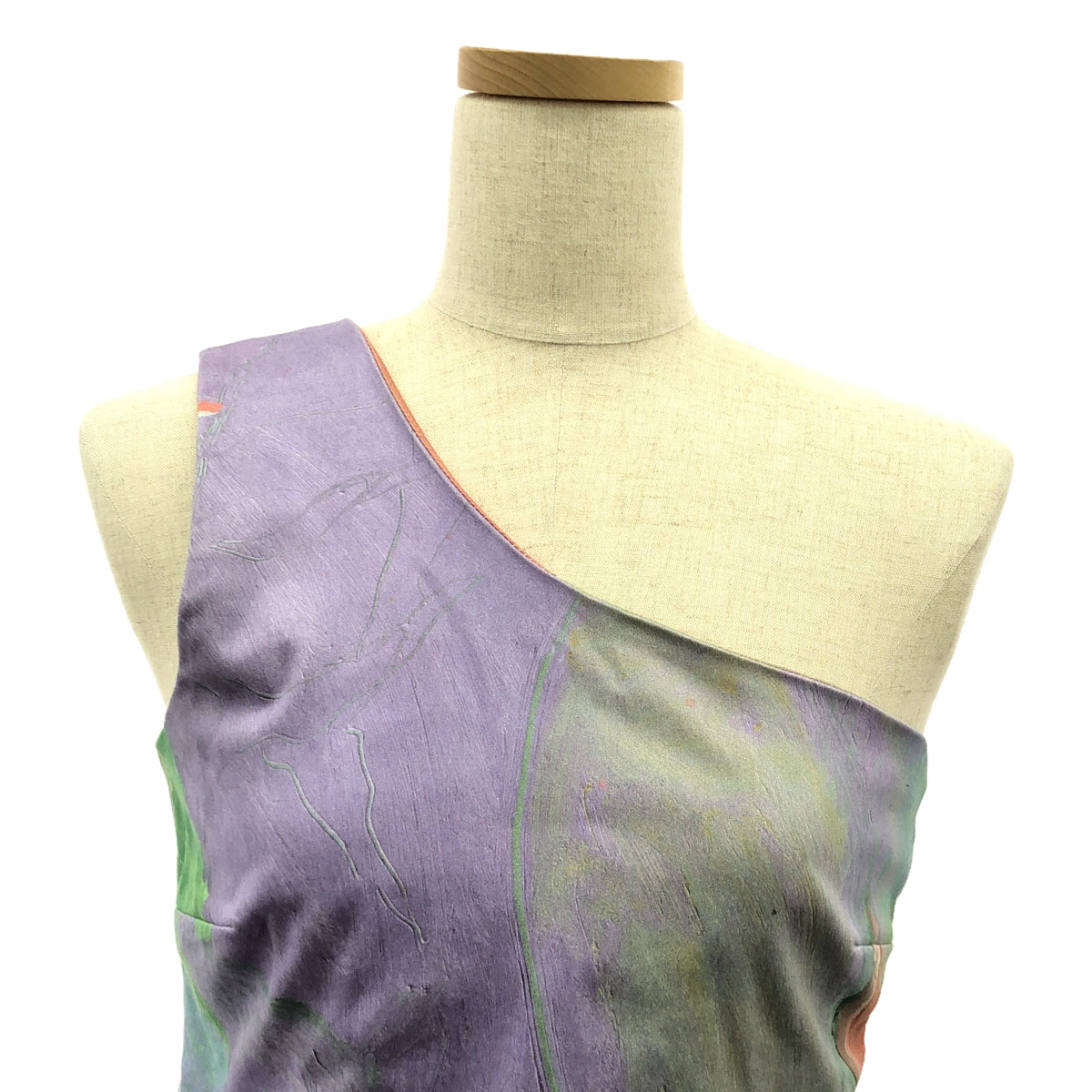 Paloma Wool / パロマウール | ONE SHOULDER BUSTIER グラフィック プリント ワンショルダー ビスチェ | 34 | マルチカラー | レディース