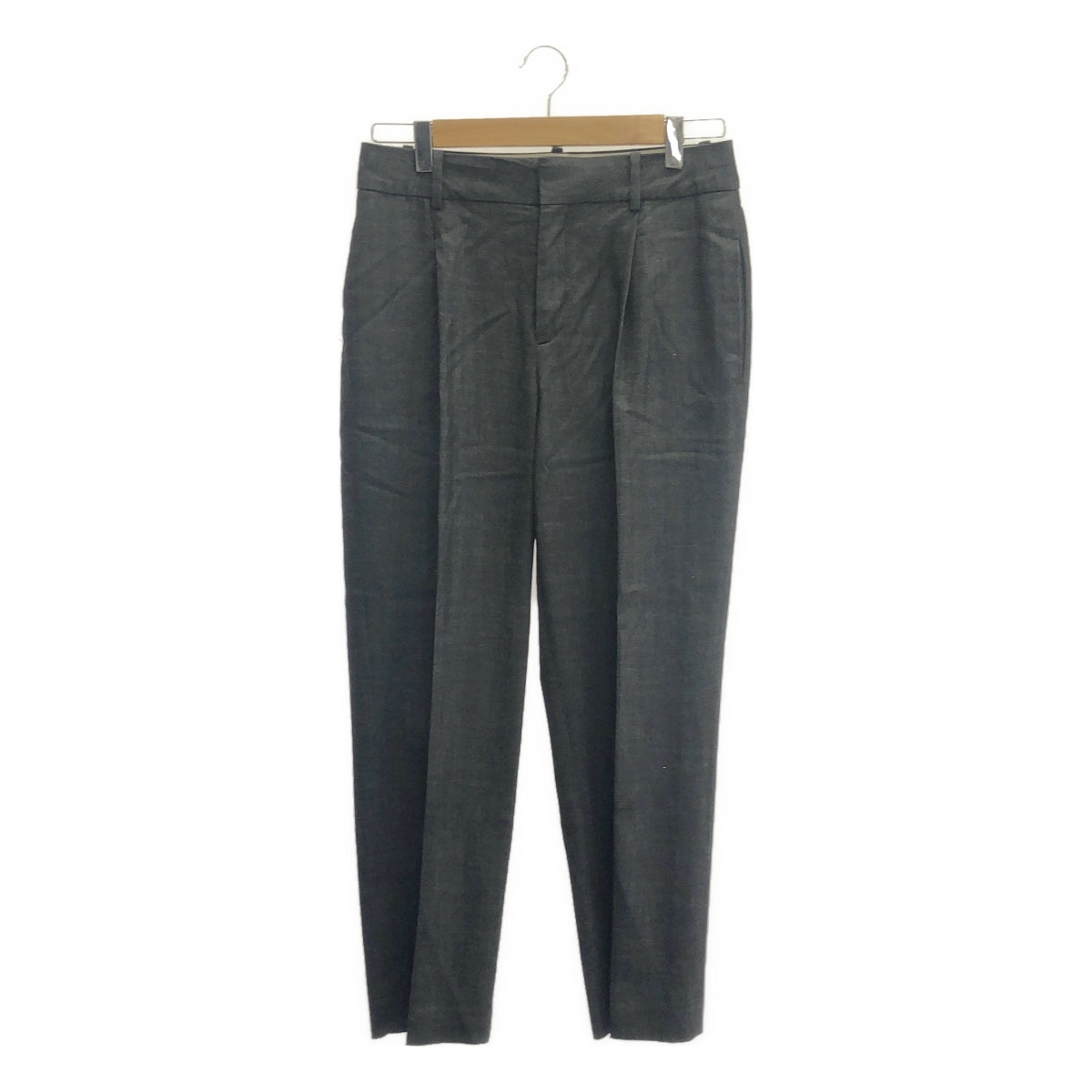 ADORE / アドーア | タック スラックス パンツ | ブラック | レディース