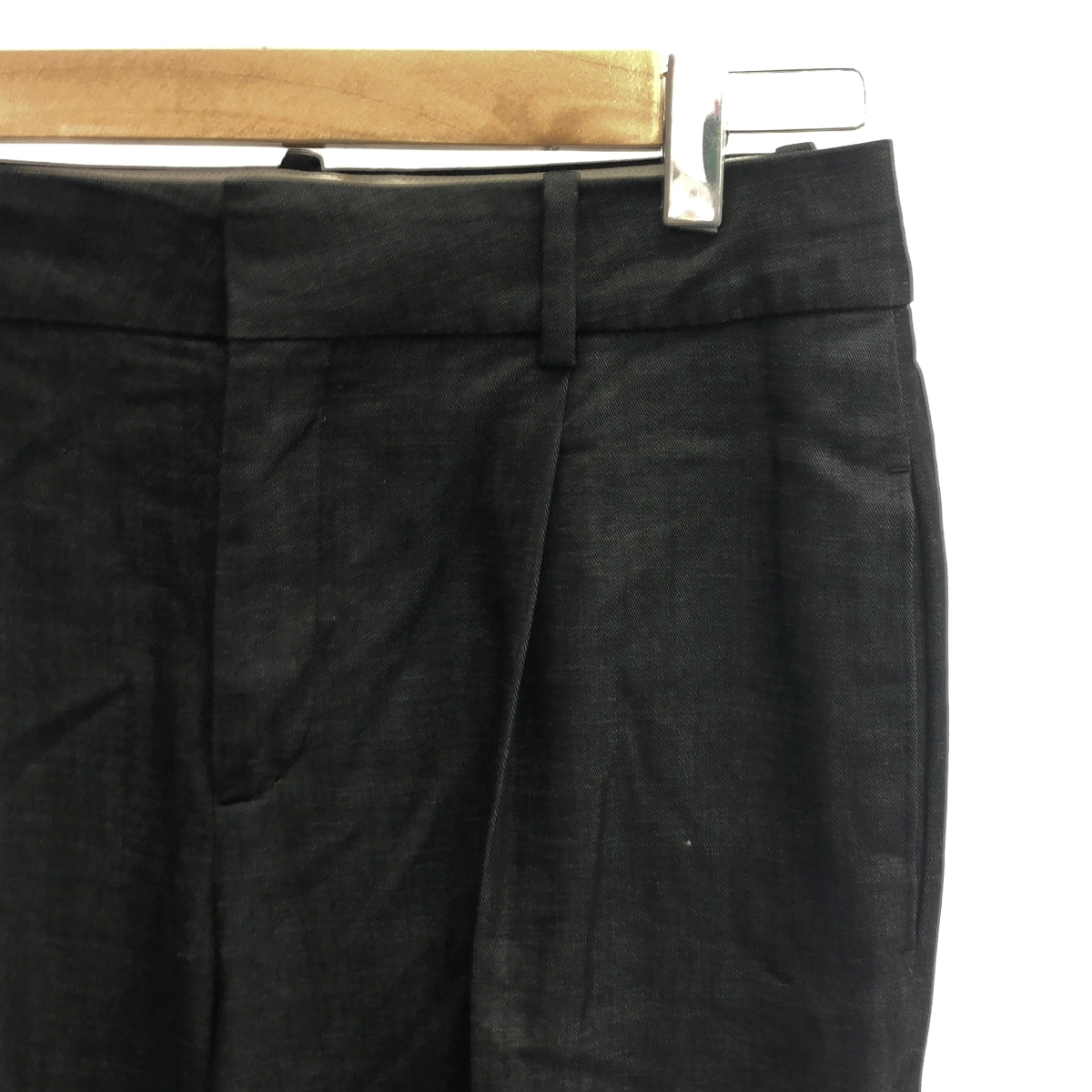 ADORE / アドーア | タック スラックス パンツ | ブラック | レディース