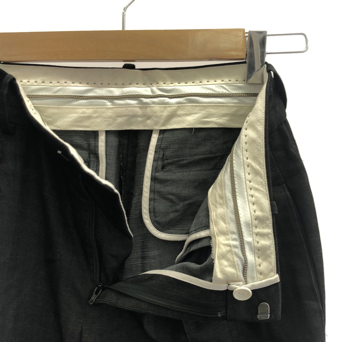 ADORE / アドーア | タック スラックス パンツ | ブラック | レディース