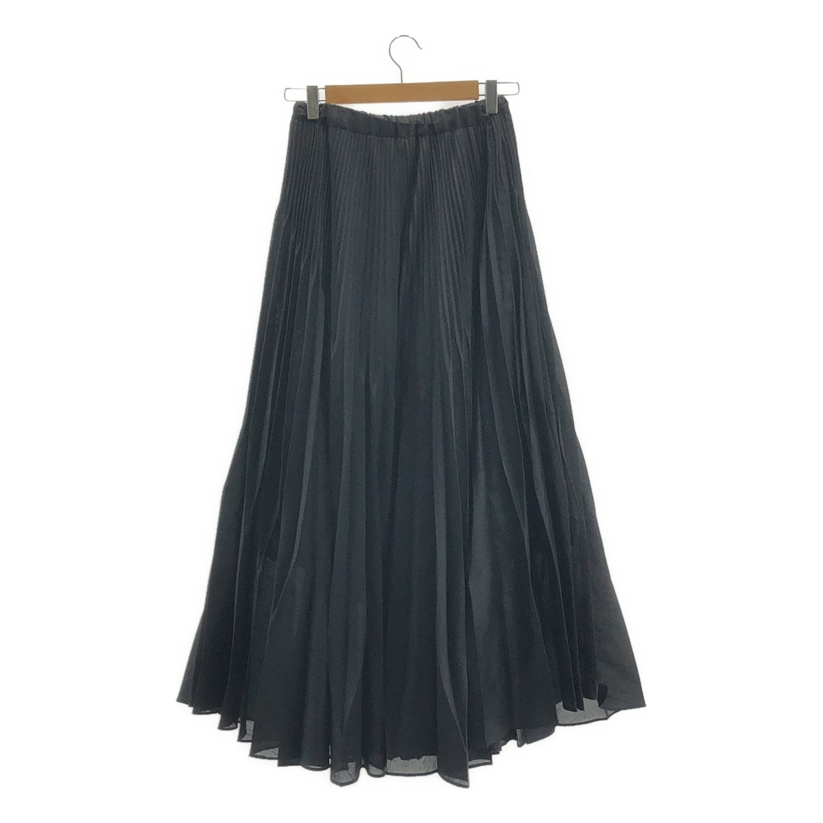 UN3D / 앤슬리드 | ORIGAMI PLEATS 오리가미 플리츠 스커트 | 34 | 블랙 | 여성