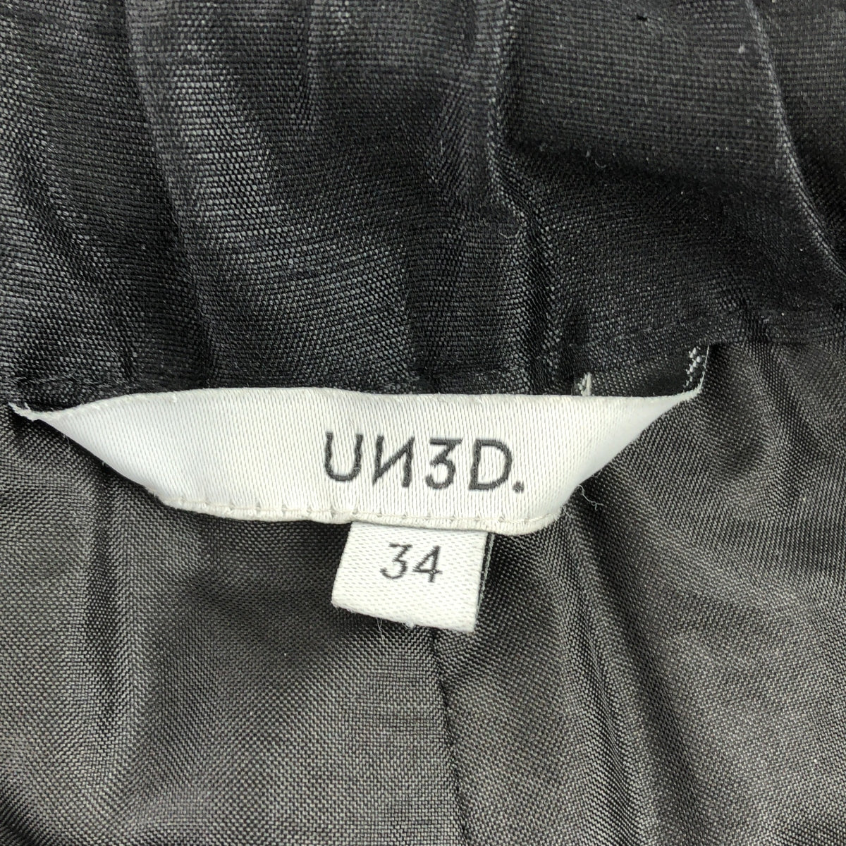 UN3D / 앤슬리드 | ORIGAMI PLEATS 오리가미 플리츠 스커트 | 34 | 블랙 | 여성