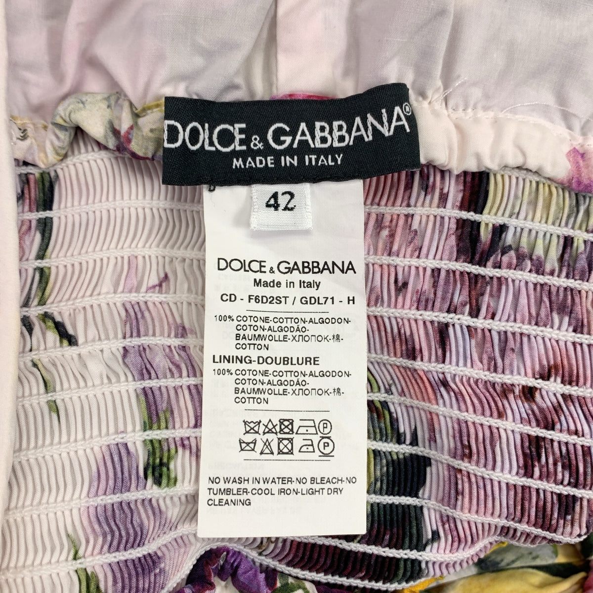 DOLCE & GABBANA / Dolce & Gabbana Dolce & Gabbana | 花卉印花無袖連身裙 | 42 | 女款