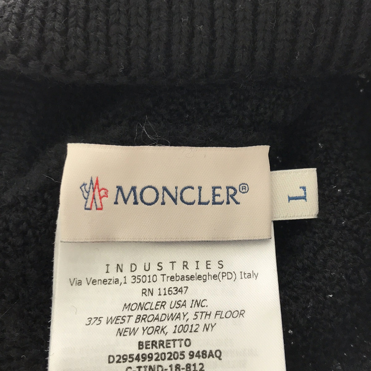 MONCLER / Moncler | BERRETTO / 울 비니 / 니트 캡 / 모자 | L | 기타