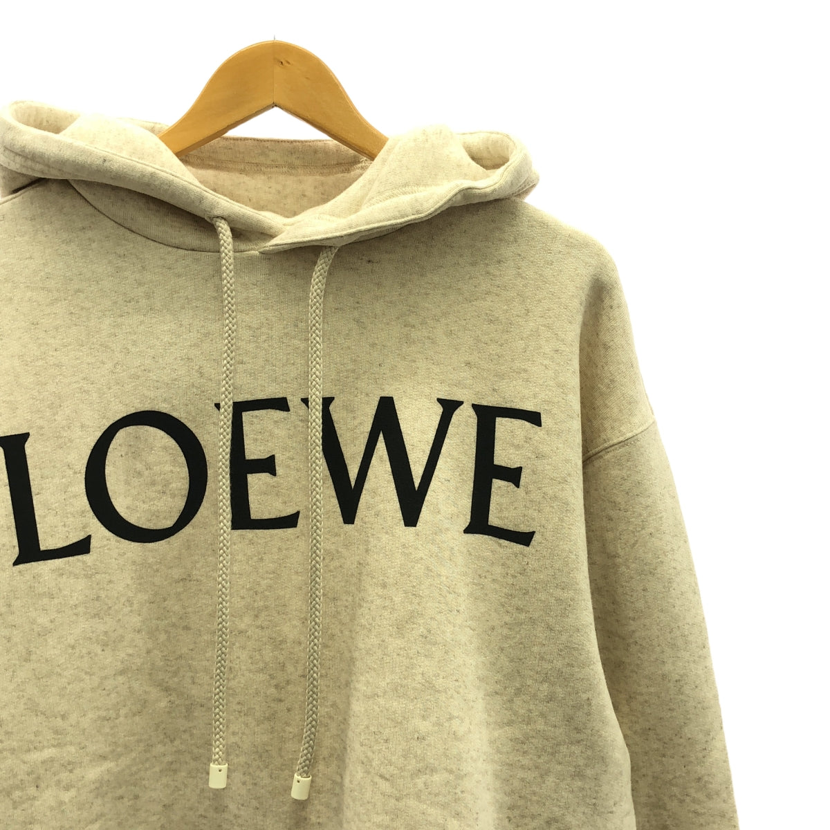 【미품】 LOEWE / 로에베 | 오버 사이즈 후디 | M | 화이트 시스템 | 여성