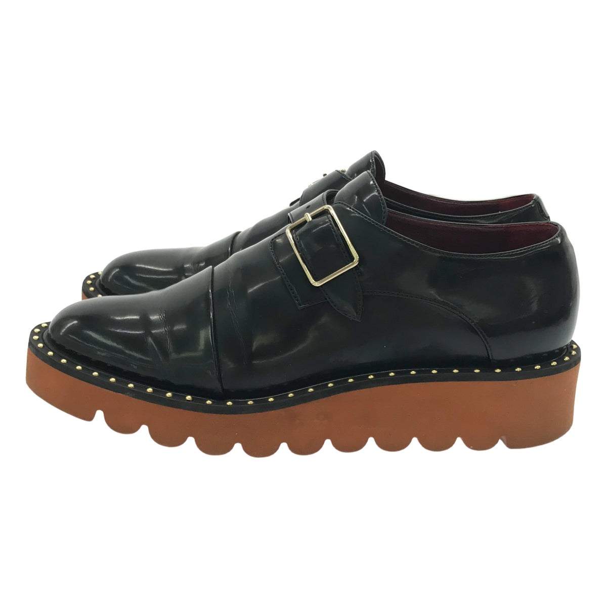 STELLA McCARTNEY | Patent leather dress shoes | Size 38 | Black/Brown | Women's