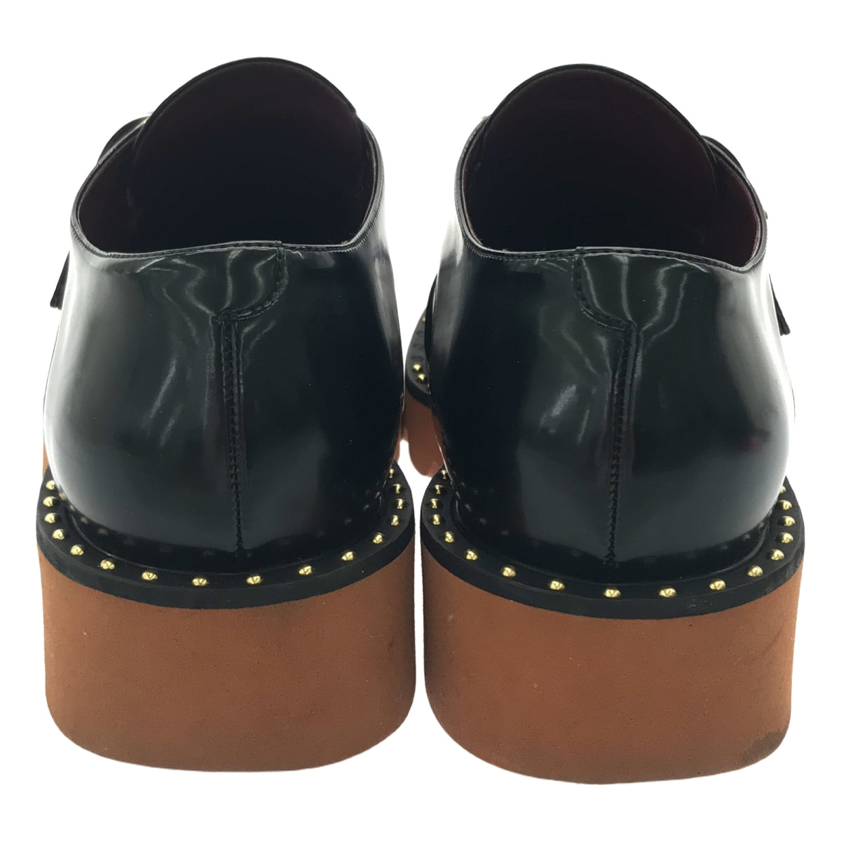 STELLA McCARTNEY | Patent leather dress shoes | Size 38 | Black/Brown | Women's