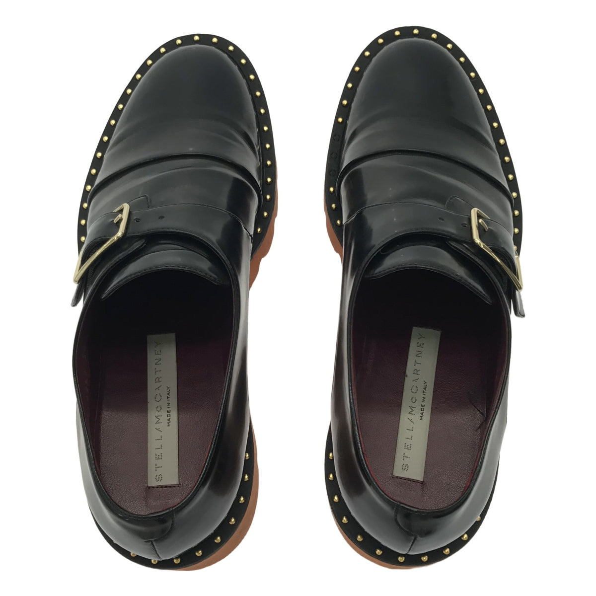 STELLA McCARTNEY | Patent leather dress shoes | Size 38 | Black/Brown | Women's