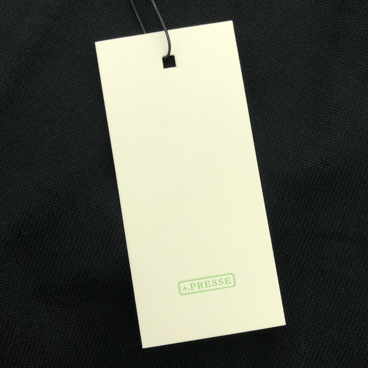 A.PRESSE / アプレッセ | Cotton Knit L/S Polo Shirts / コットン ポロ ニット | 1 | メンズ