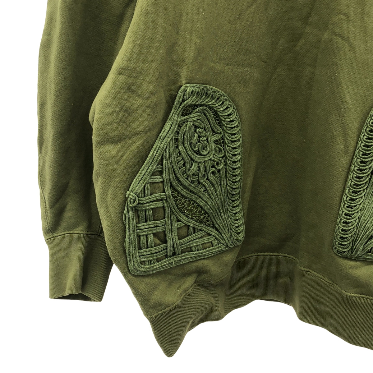 Mame Kurogouchi / マメクロゴウチ | 2022SS | Cording Embroidered Oversized Sweatshirt エンブロイダリースウェット | 1 | レディース