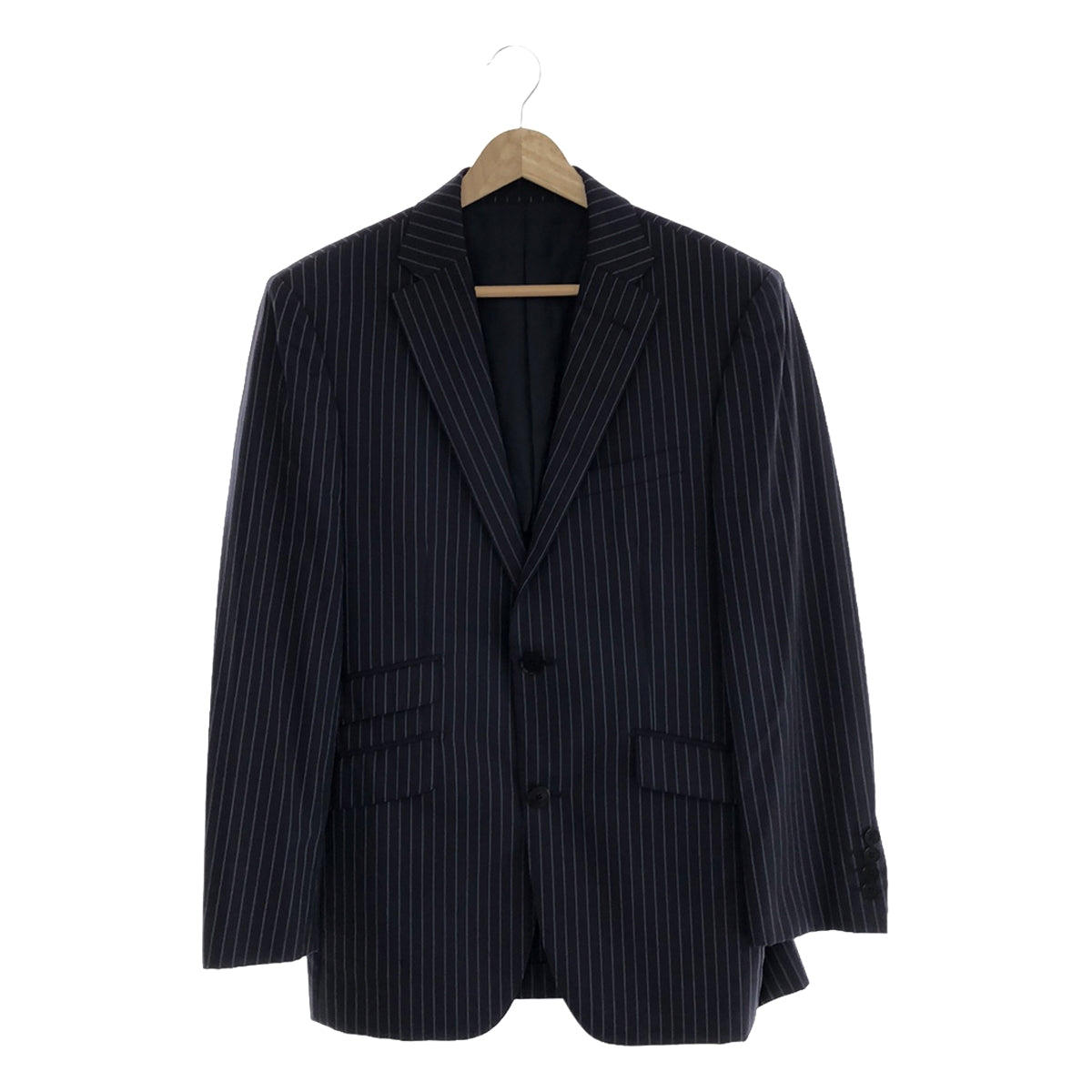 BURBERRY BLACK LABEL / バーバリーブラックレーベル | ウール ストライプ 2B テーラードジャケット | 36R | – KLD