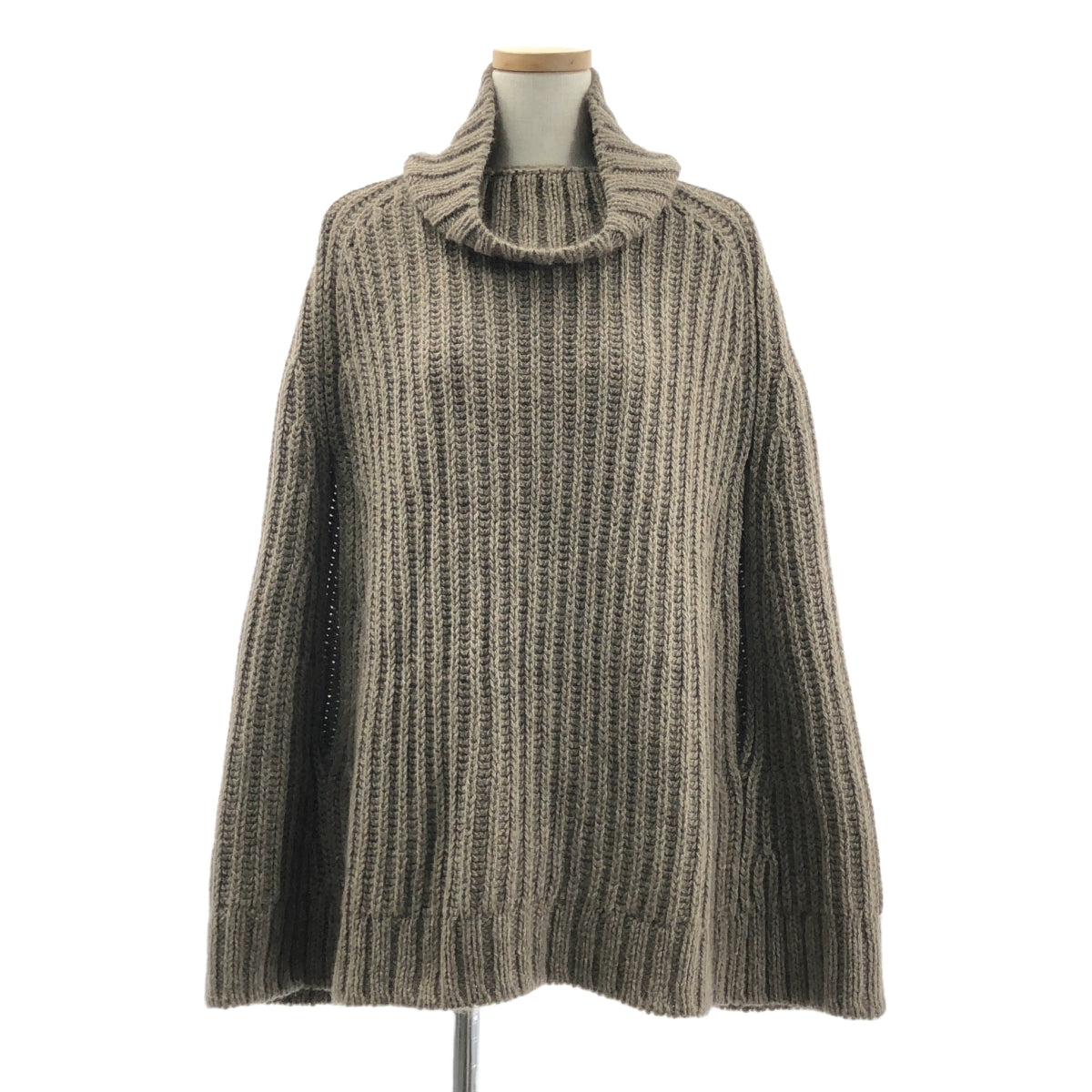 R&D.M.Co / オールドマンズテーラー | ボトルネック カシミヤ ニット ポンチョ | F | レディース