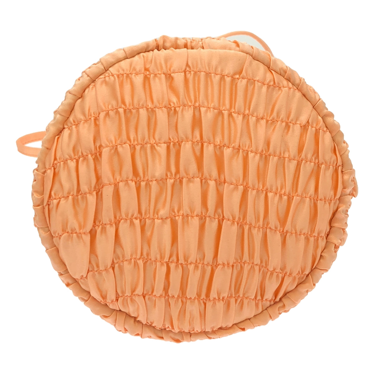 【美品】 hai / ハイ | Puff Gina Bag シルク ギャザー 巾着 バッグ | コーラルピンク | レディース