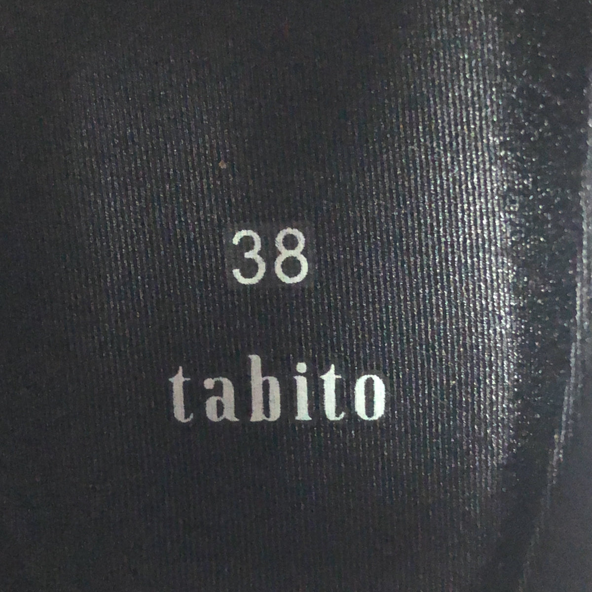 【美品】 tabito / タビト | TRAINING SHOES5 タビ ハイカットスニーカー | 38 | ブラック | レディース