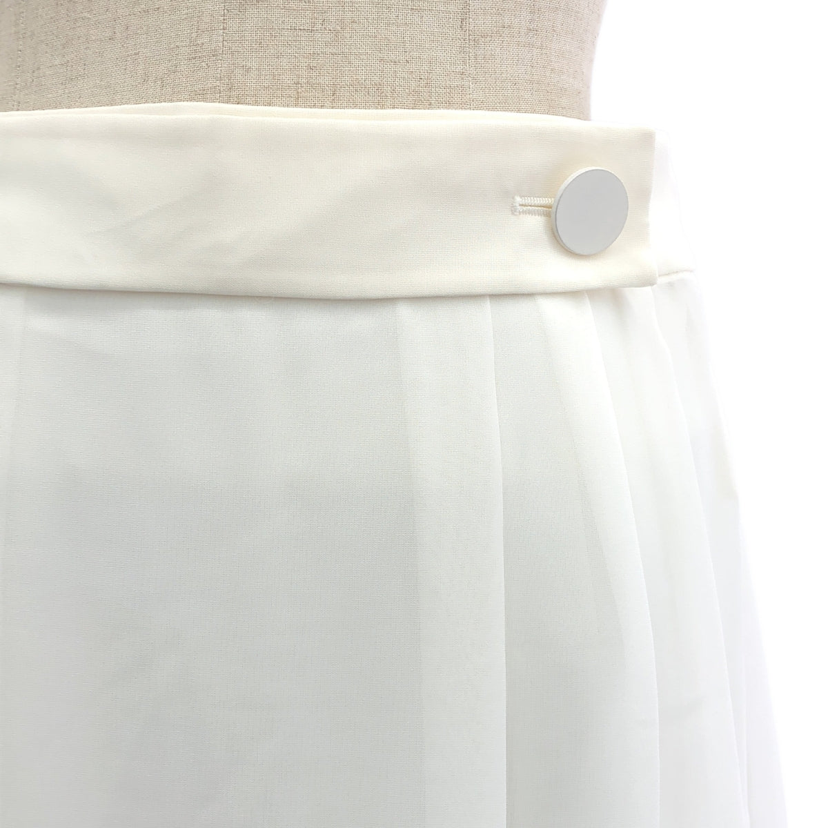 ADORE / アドーア | シフォン レイヤード スカート | 36 | ホワイト | レディース