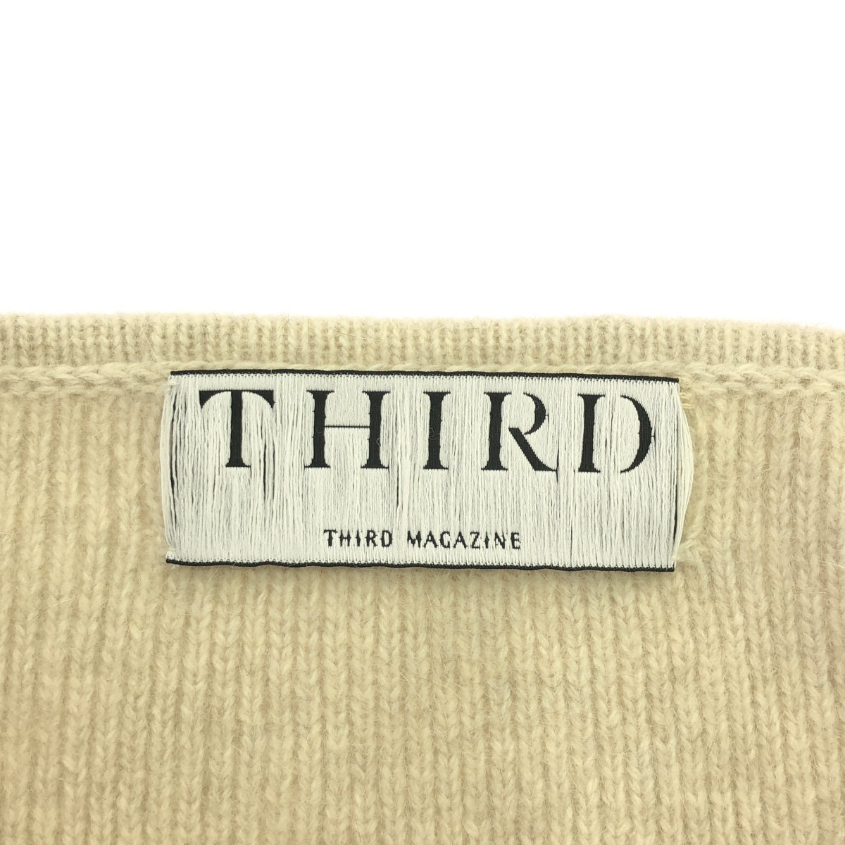 【美品】 THIRD MAGAZINE / サードマガジン | ウールニットキャミ | ホワイト | レディース
