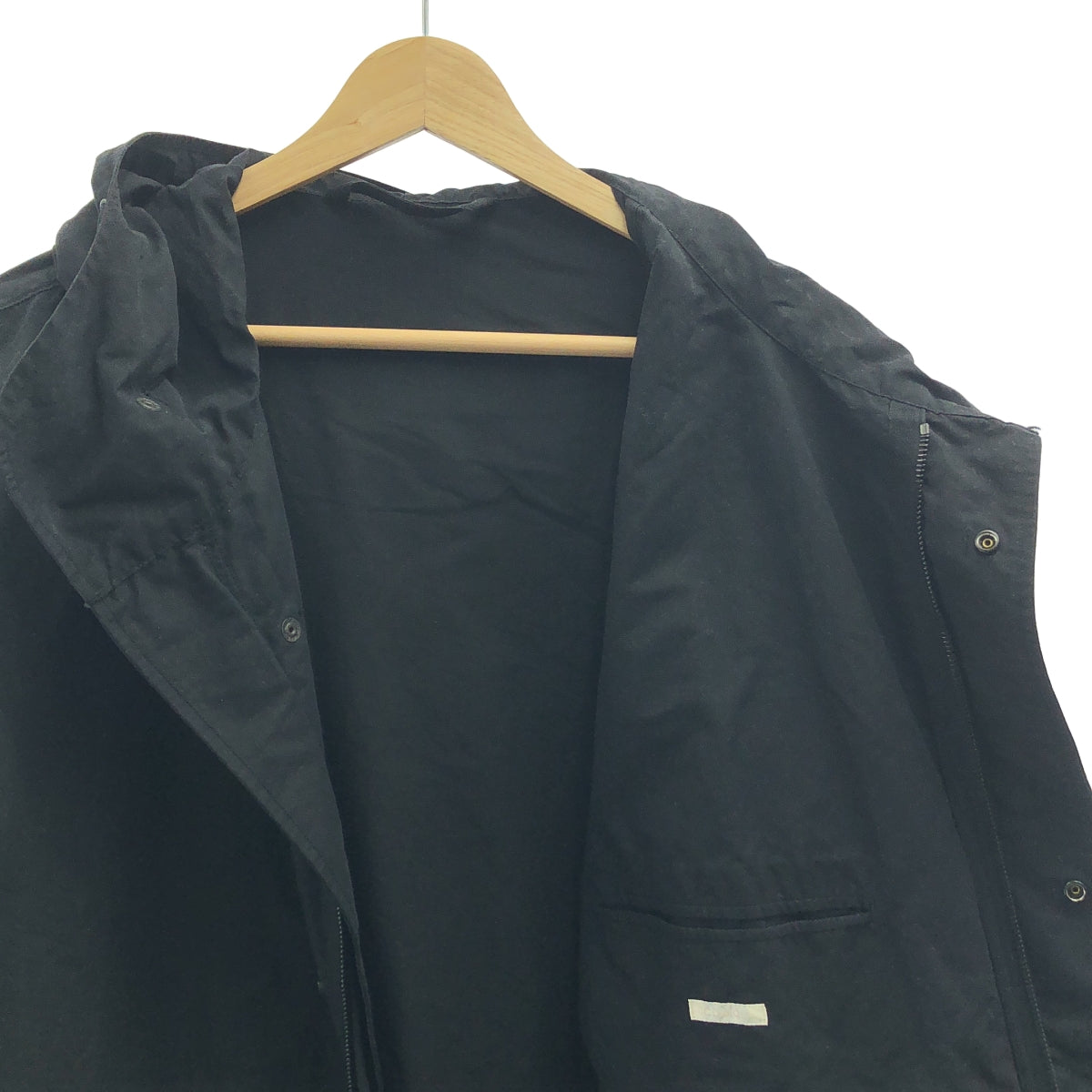 COMOLI / 코모리 | Cotton Nyron Hooded Coat / 코튼 나일론 푸드드 코트 | 2 | 남성