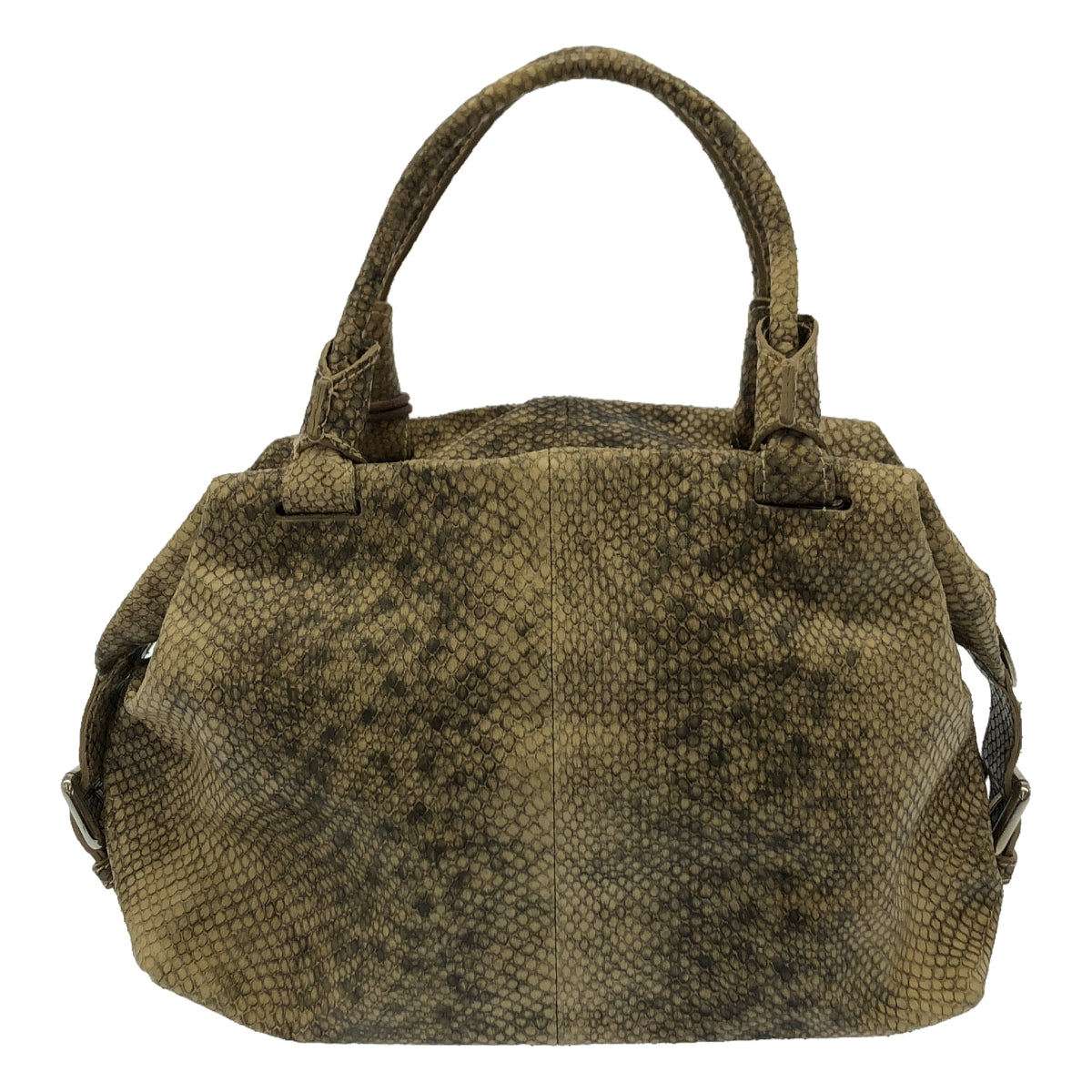 FURLA / フルラ | パイソンハンドバッグ | カーキ | レディース