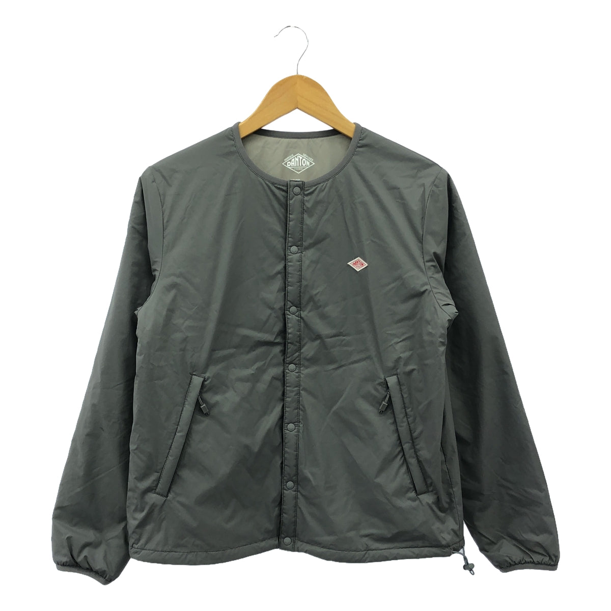 DANTON / ダントン | 2023AW | DT-A0110 SBT ノーカラー インサレーション ジャケット | M | グレー | レディース