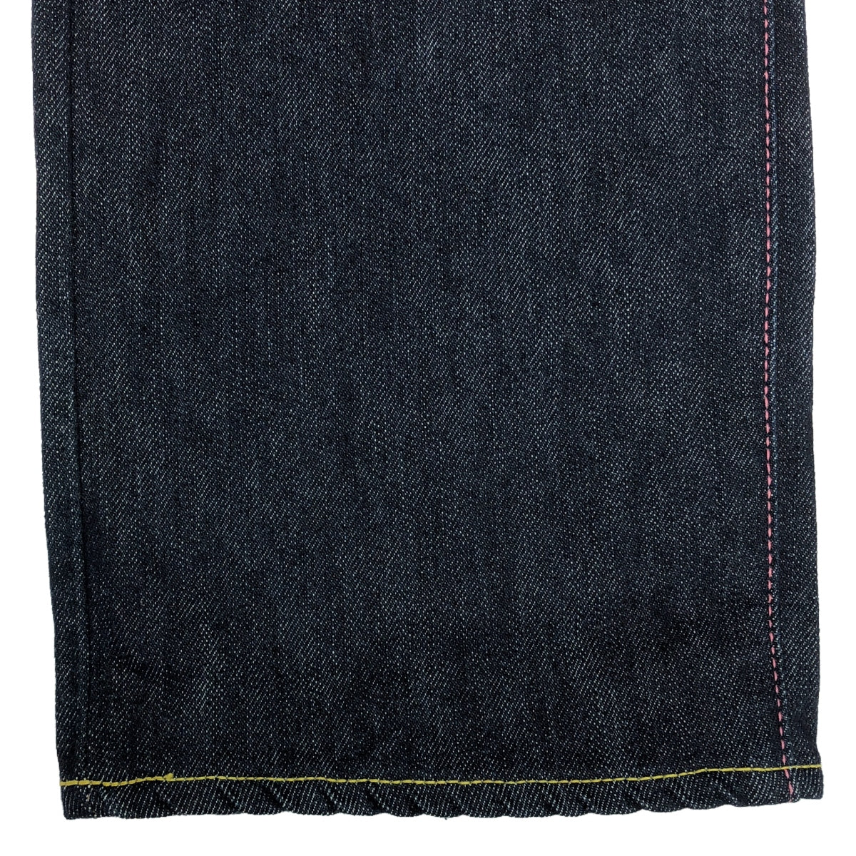 MOMOTARO JEANS / 모모 타로 청바지 | 가죽 패치 세르비치 데님 바지 | 32 | 남성