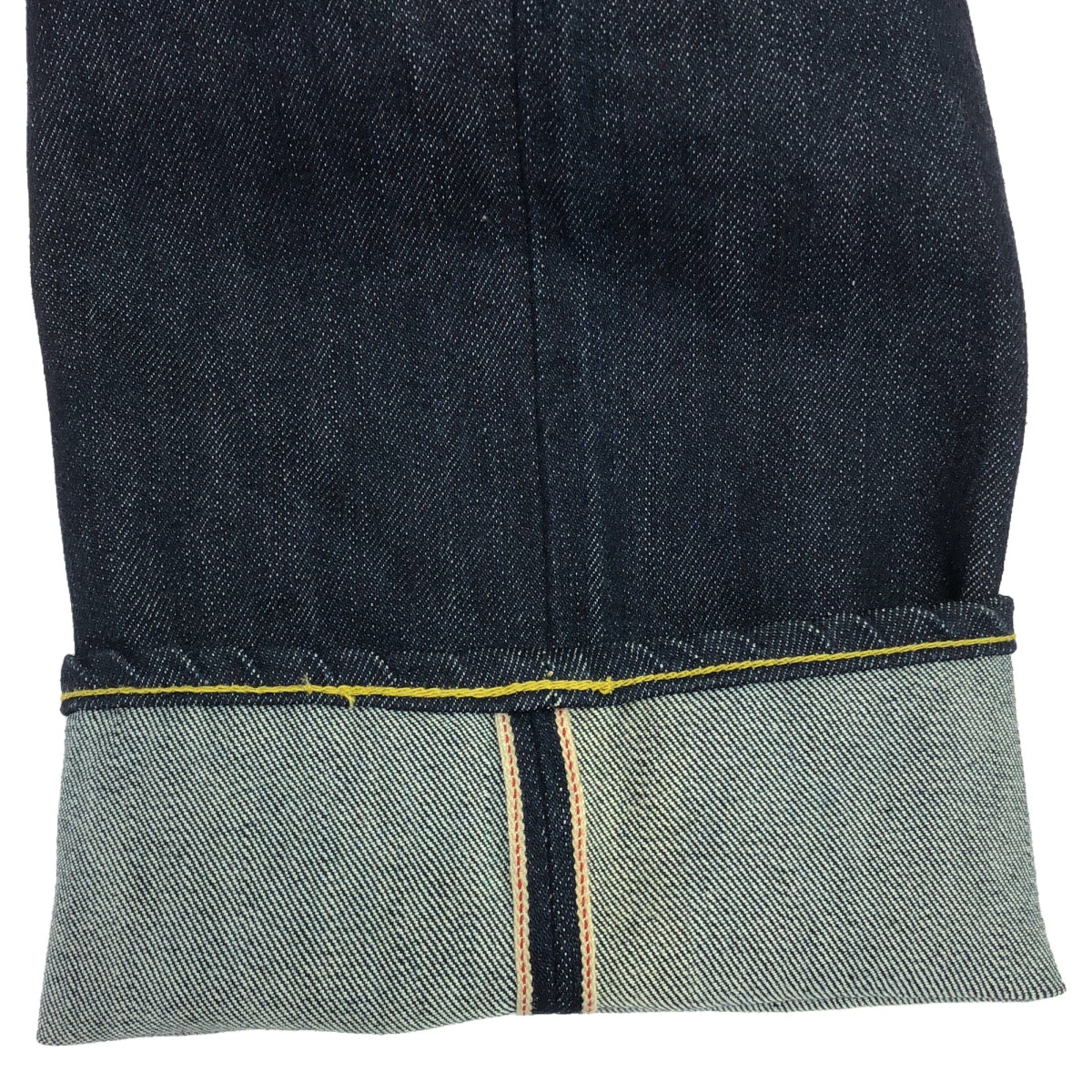 MOMOTARO JEANS / 모모 타로 청바지 | 가죽 패치 세르비치 데님 바지 | 32 | 남성