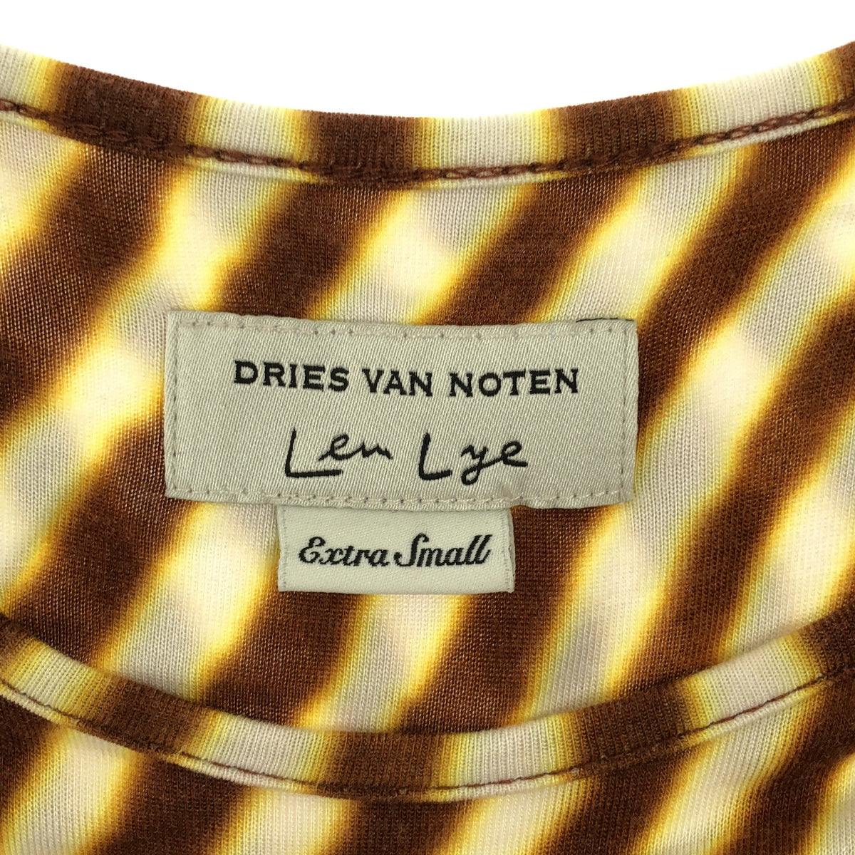 DRIES VAN NOTEN | 2021SS | Lem Lye Side Slit Patterned Long Dress | XS | Women's