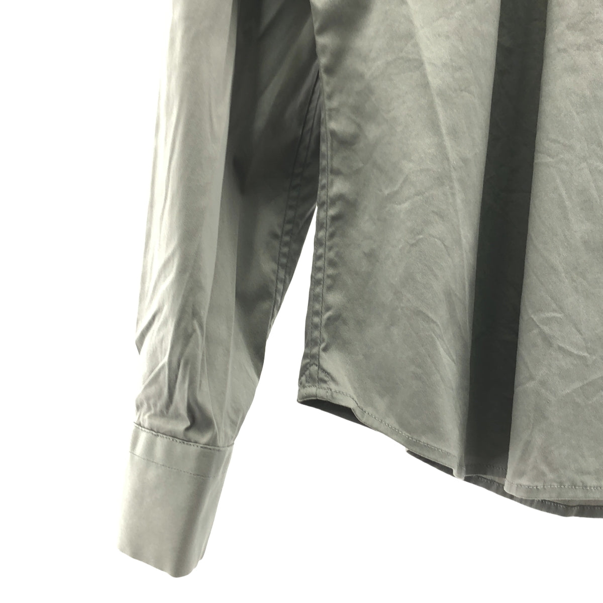 PRADA | Wide collar stretch cotton shirt | Size 38 | Men's