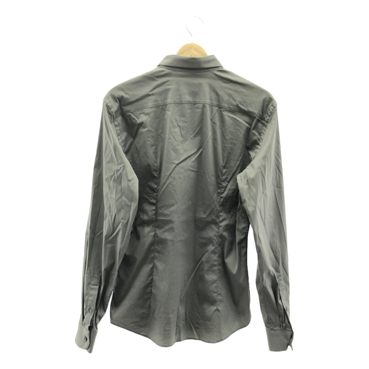 PRADA | Wide collar stretch cotton shirt | Size 38 | Men's