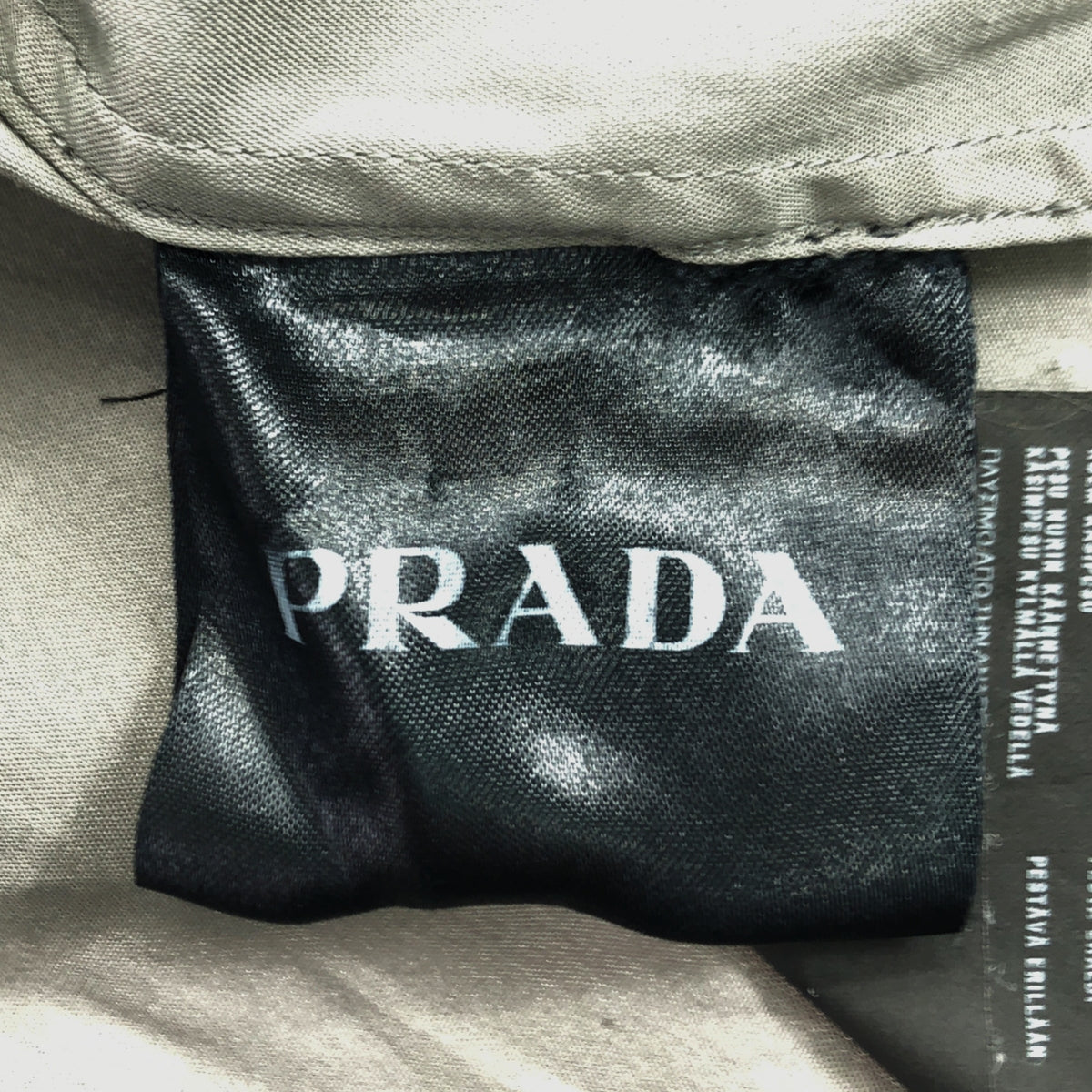 PRADA | Wide collar stretch cotton shirt | Size 38 | Men's