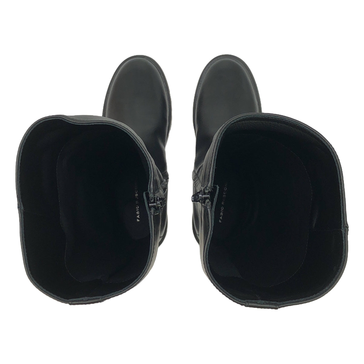 【新品】  Fabio Rusconi / ファビオルスコーニ | F-5888 レザー ロングブーツ | 38 | ブラック | レディース