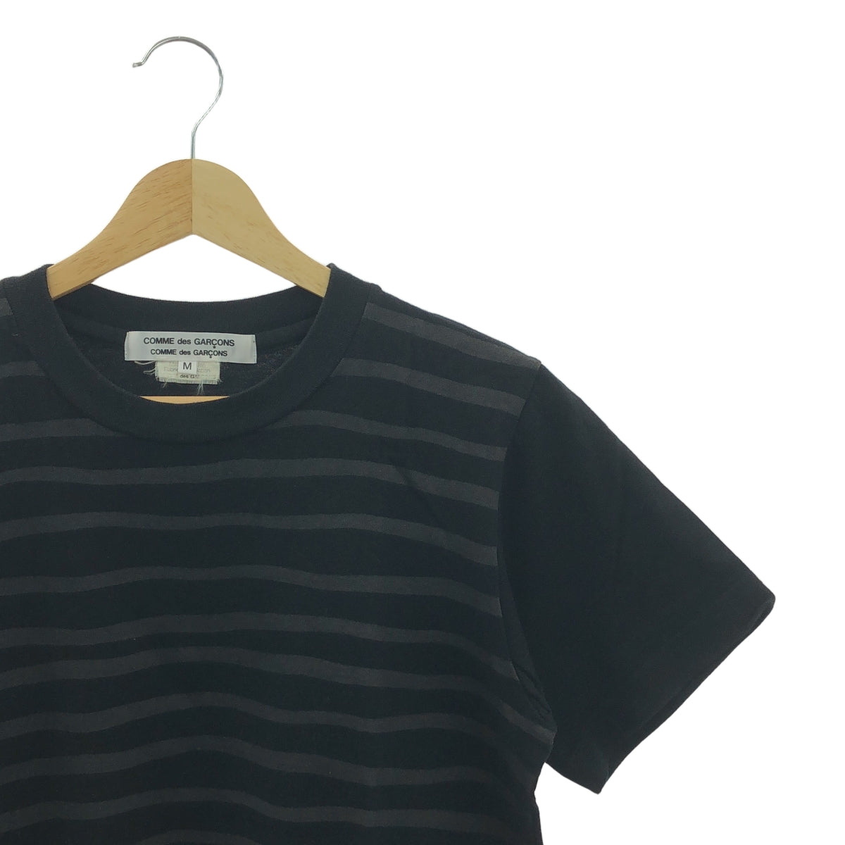 COMME des GARCONS COMME des GARCONS / コムコム | 2011AW / AD2011 | フロントボーダー コットン Tシャツ | M | レディース