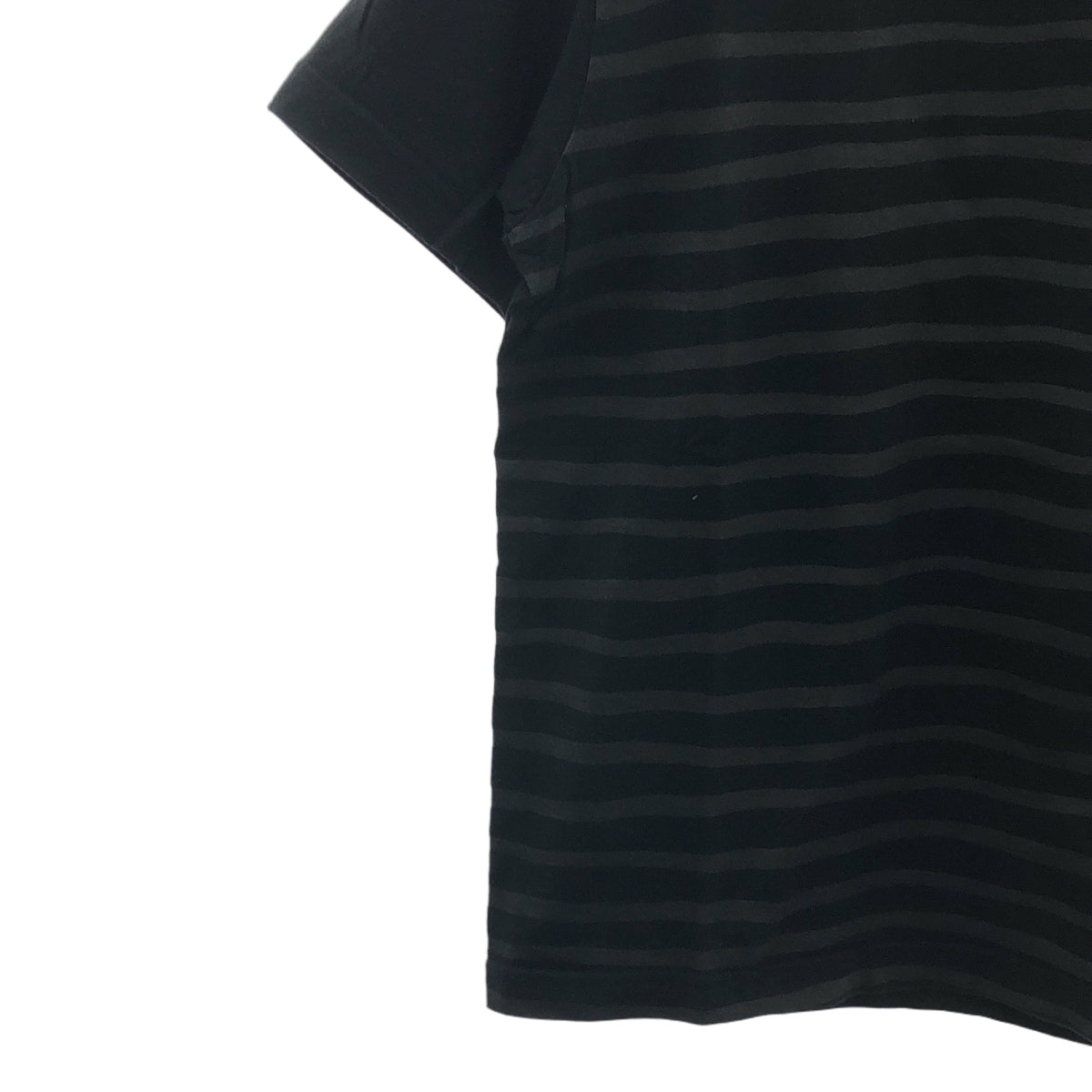 COMME des GARCONS COMME des GARCONS / コムコム | 2011AW / AD2011 | フロントボーダー コットン Tシャツ | M | レディース