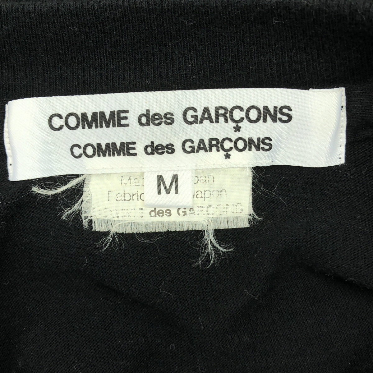 COMME des GARCONS COMME des GARCONS / コムコム | 2011AW / AD2011 | フロントボーダー コットン Tシャツ | M | レディース