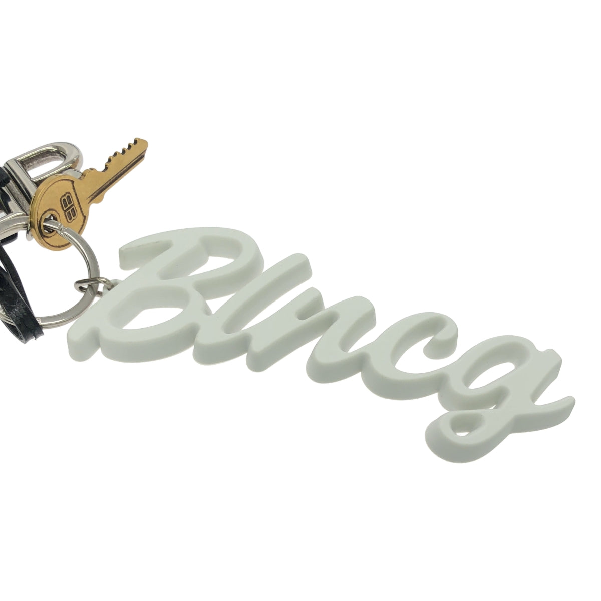 BALENCIAGA / Balenciaga | Le City / Leather Heart Mirror Bag Charm Keychain |
