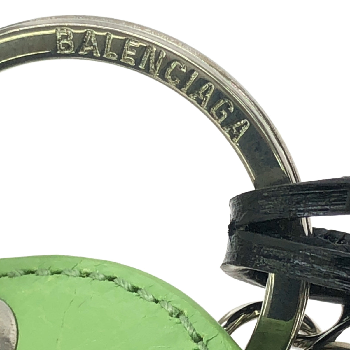 BALENCIAGA / Balenciaga | Le City / Leather Heart Mirror Bag Charm Keychain |