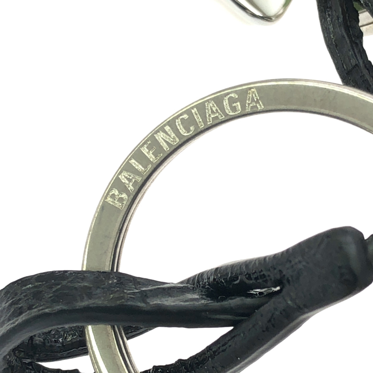 BALENCIAGA / Balenciaga | Le City / Leather Heart Mirror Bag Charm Keychain |
