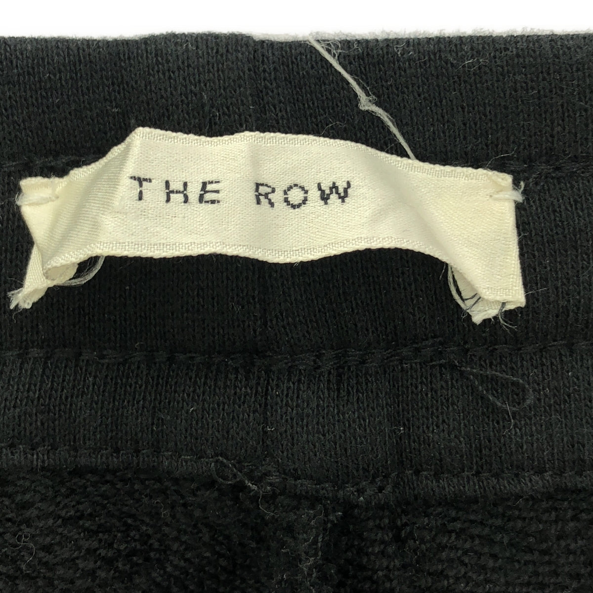 THE ROW / ザロウ | EDGAR PANTS / ドローストリング スウェット パンツ | M | ブラック | メンズ