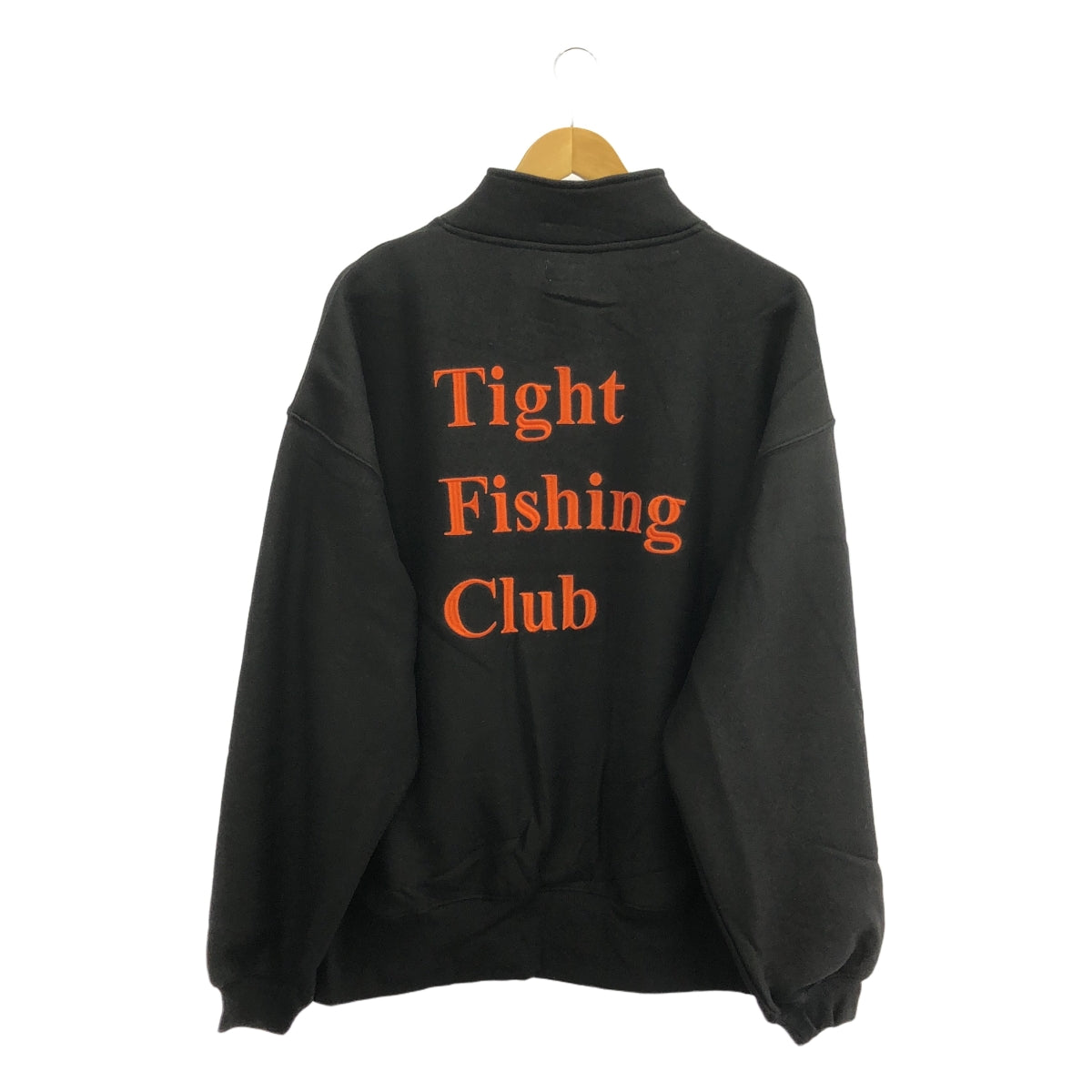 【美品】  TIGHTBOOTH PRODUCTION / タイトブースプロダクション | 2020AW | ×CHAOS FISHING CLUB FISHING SNAP SWEAT | L | ブラック | メンズ