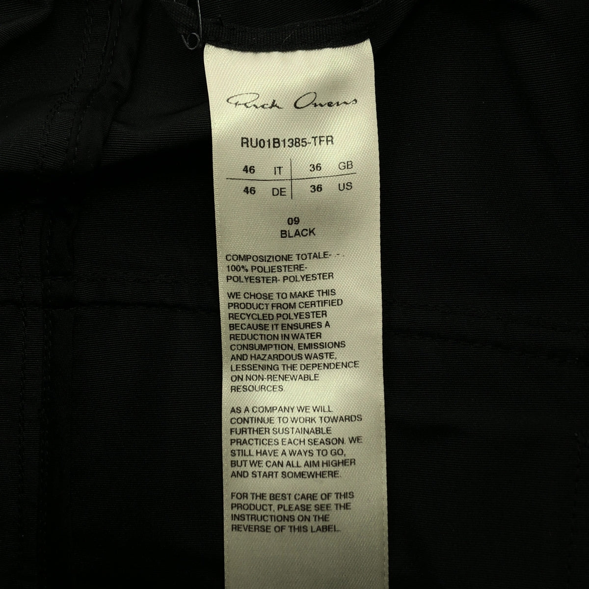 Rick Owens | 2022SS | CARGO CROPPED cropped pants | 46 | Men's