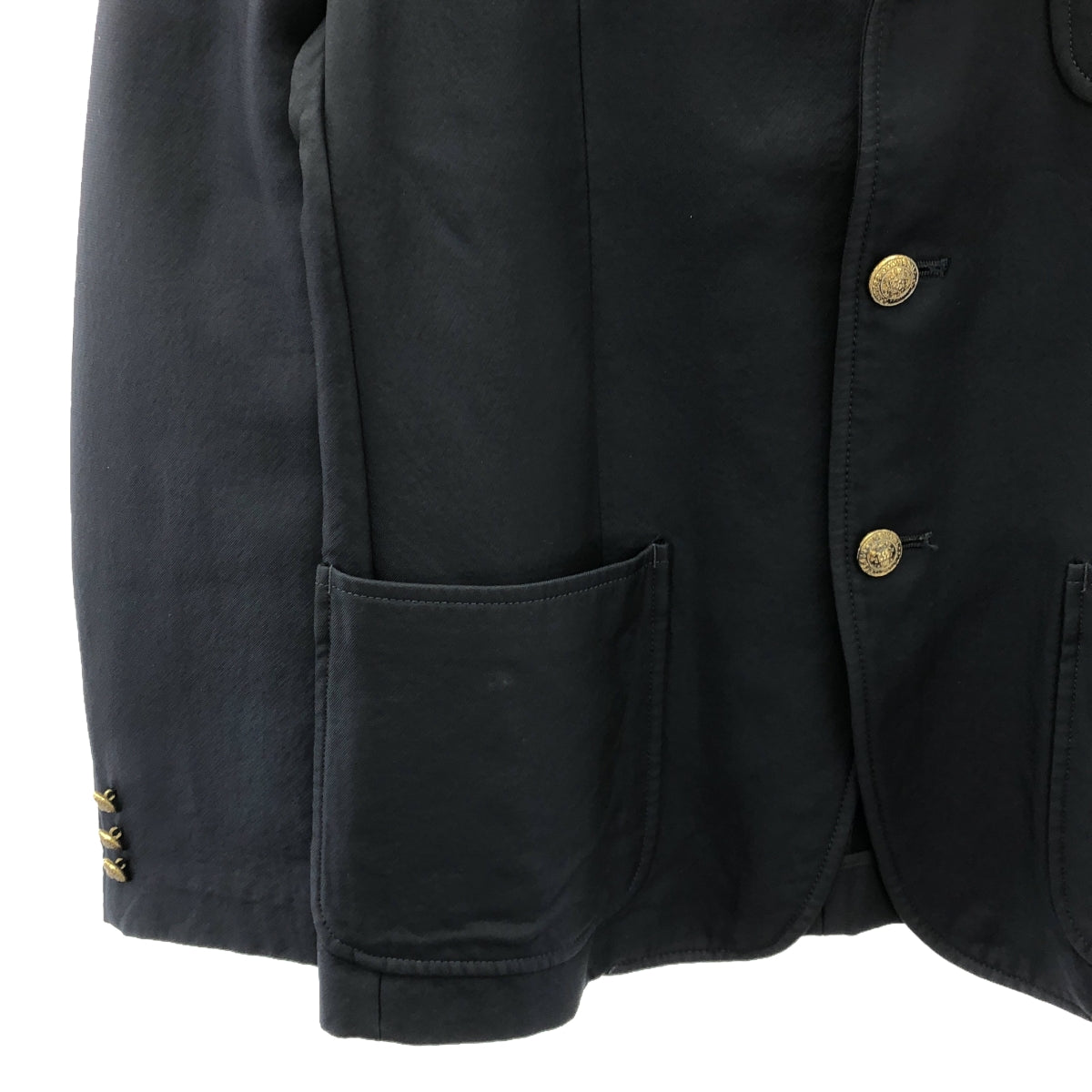 COMME des GARCONS HOMME / コムデギャルソンオム | 2006AW | INブラックウォッチ 金ボタン ブレザー | S | ネイビー | メンズ